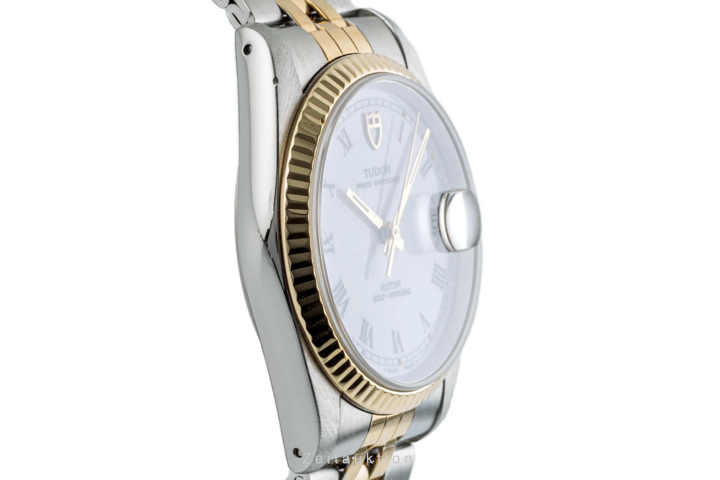 Tudor Prince Oysterdate steel / gold automatic men's watch 74033  [2304720] - Image 7