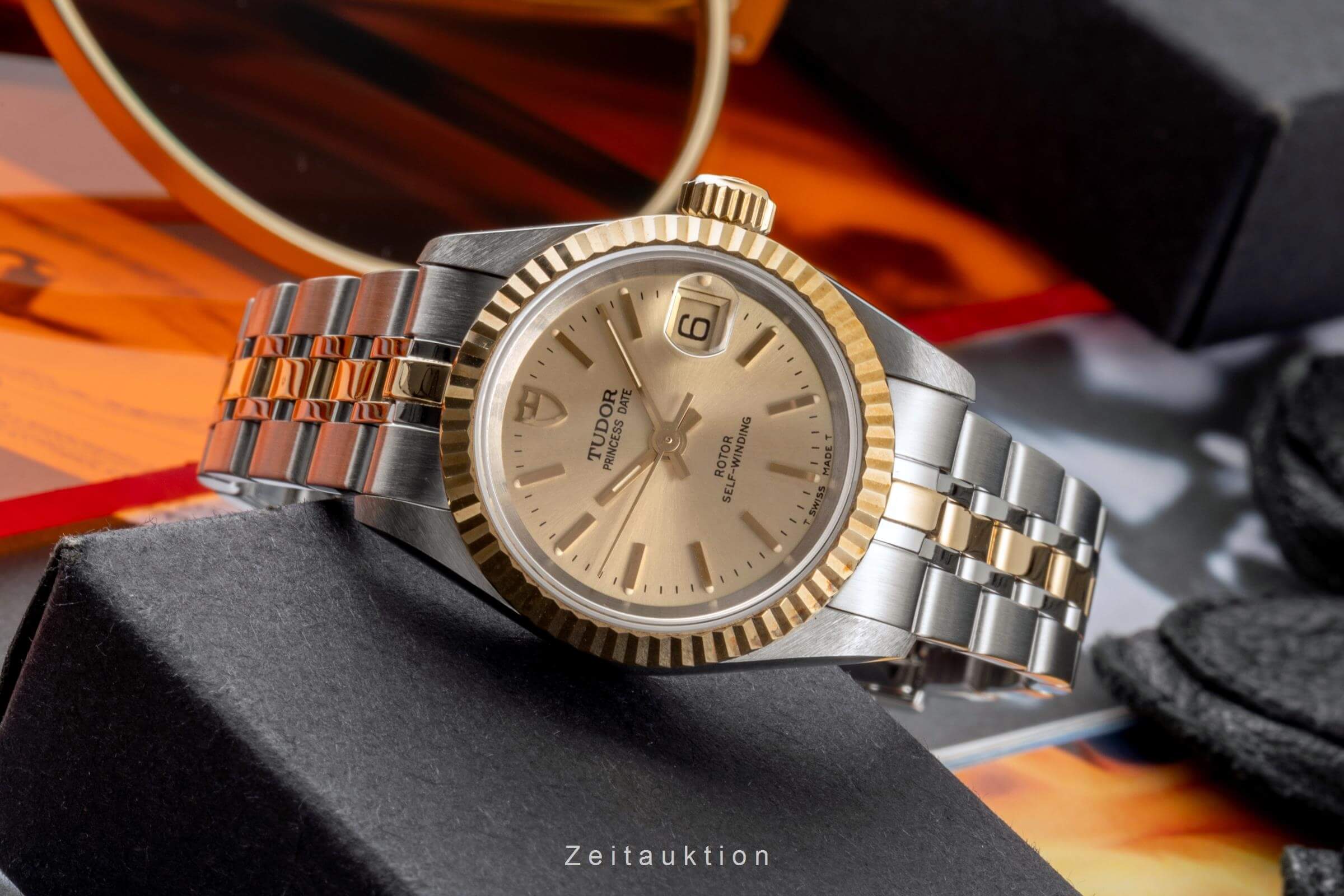 Tudor Princess Date steel / gold automatic women's watch 92413  [2403241] - Image 2