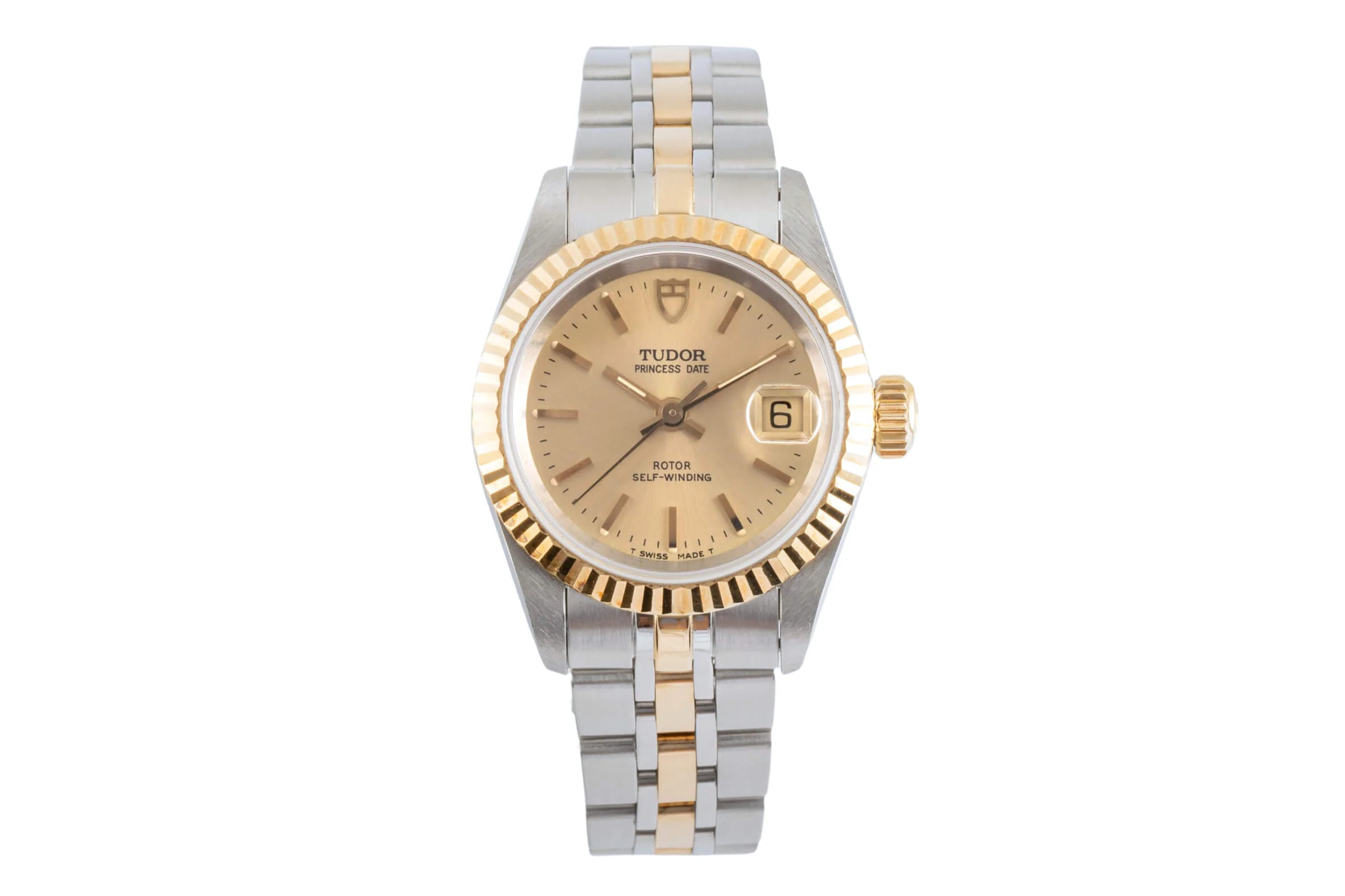Tudor Princess Date steel / gold automatic women's watch 92413  [2403241] - Image 4