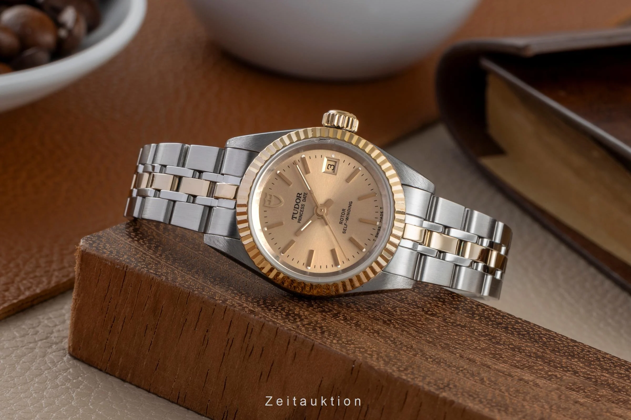 Tudor Princess Date steel / gold automatic women's watch 92413  [2500310] - Image 2