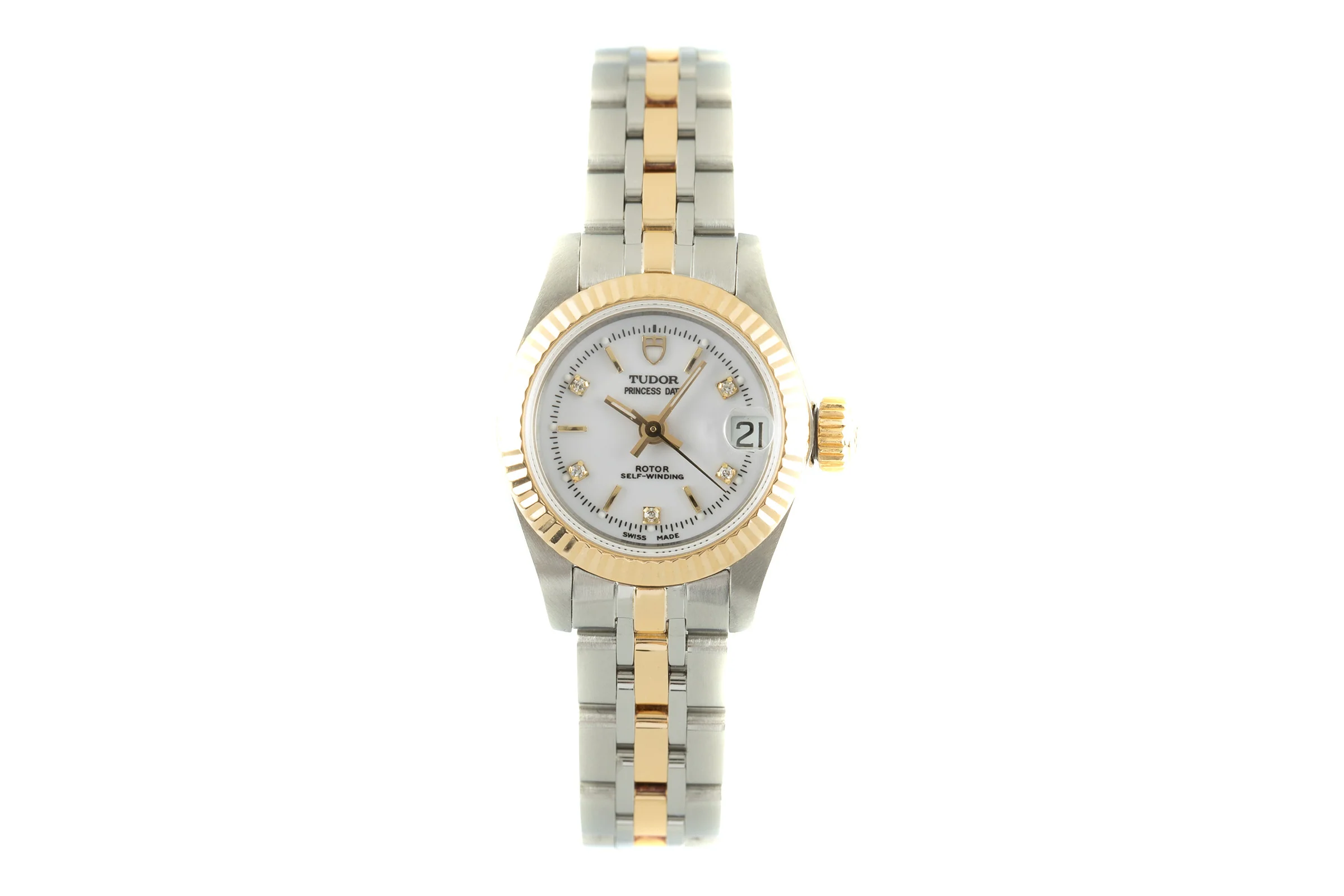 Tudor Princess Date steel / gold automatic women's watch 92513  [2106314] - Image 4