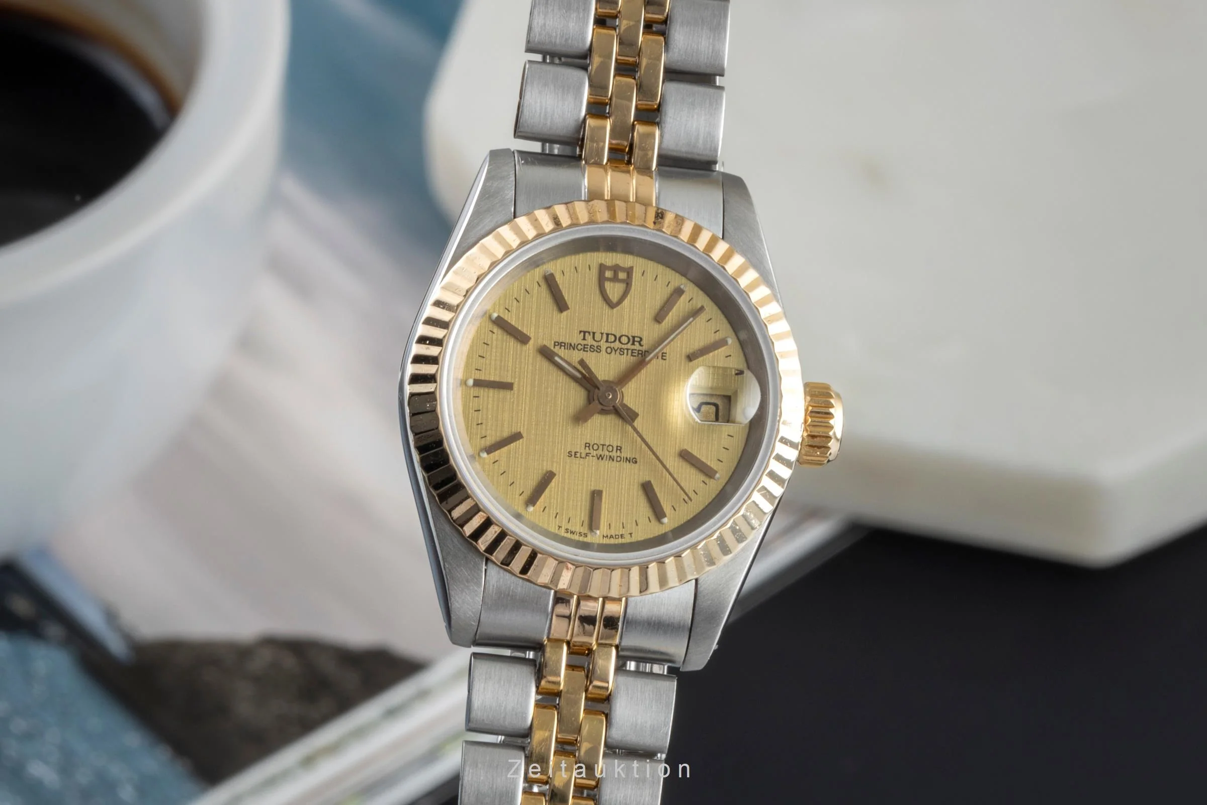 Tudor Princess Oysterdate steel / gold automatic women's watch 92413  [2505565] - Image 2