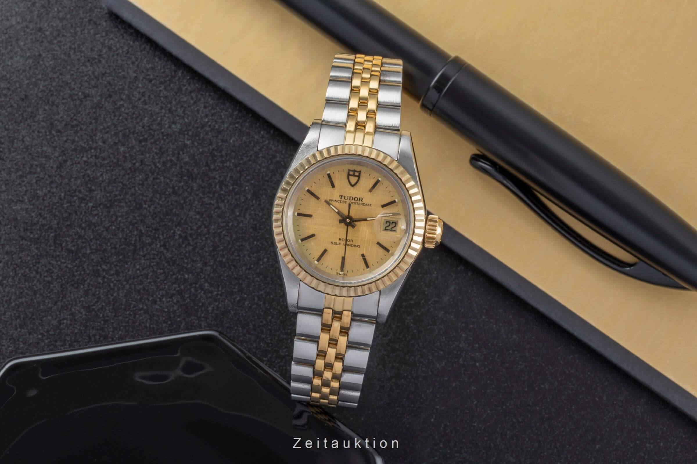 Tudor Princess Oysterdate steel / gold automatic women's watch 92413 N  [2502306] - Image 4