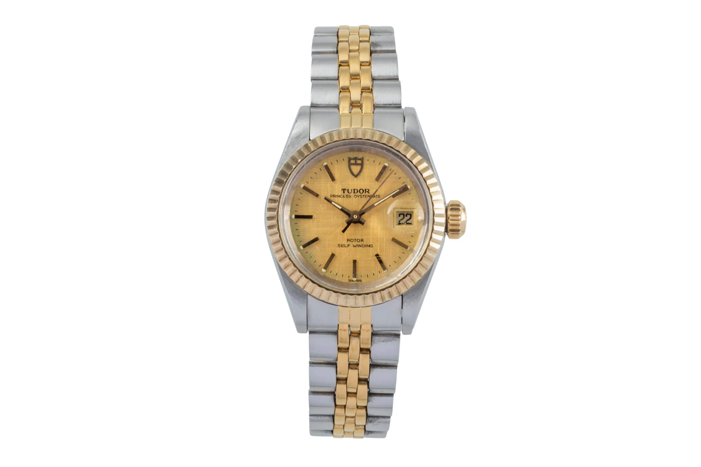 Tudor Princess Oysterdate steel / gold automatic women's watch 92413 N  [2502306] - Image 5