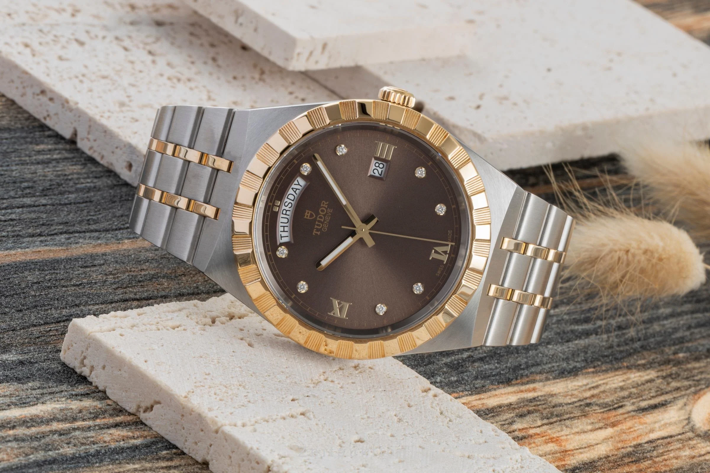 Tudor Royal steel / gold automatic men's watch M28603-0008 LP: 4960EUR  [2504656] - Image 3