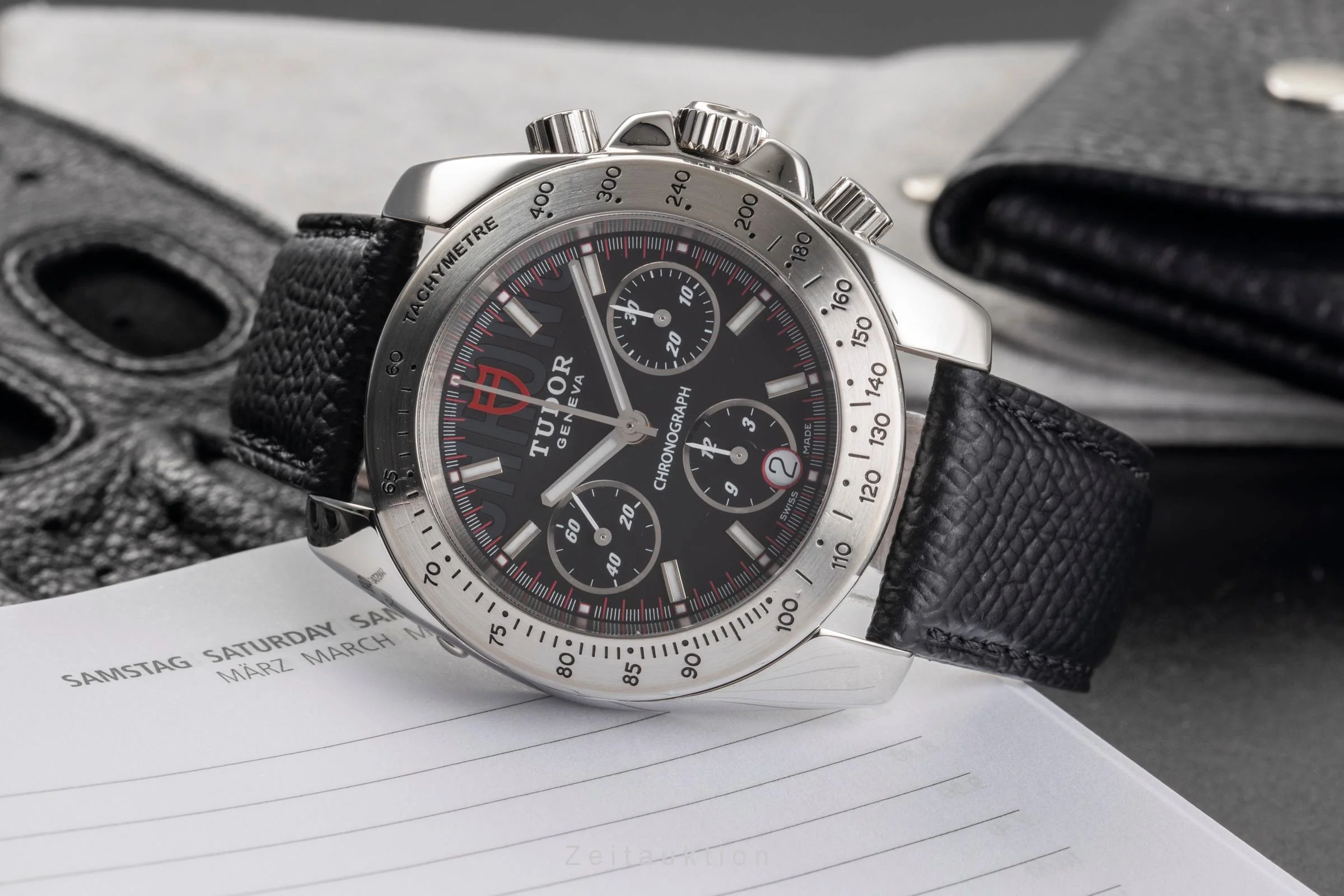 Tudor Sport Chronograph chronograph steel automatic men's watch 20300  [2503136] - Image 3