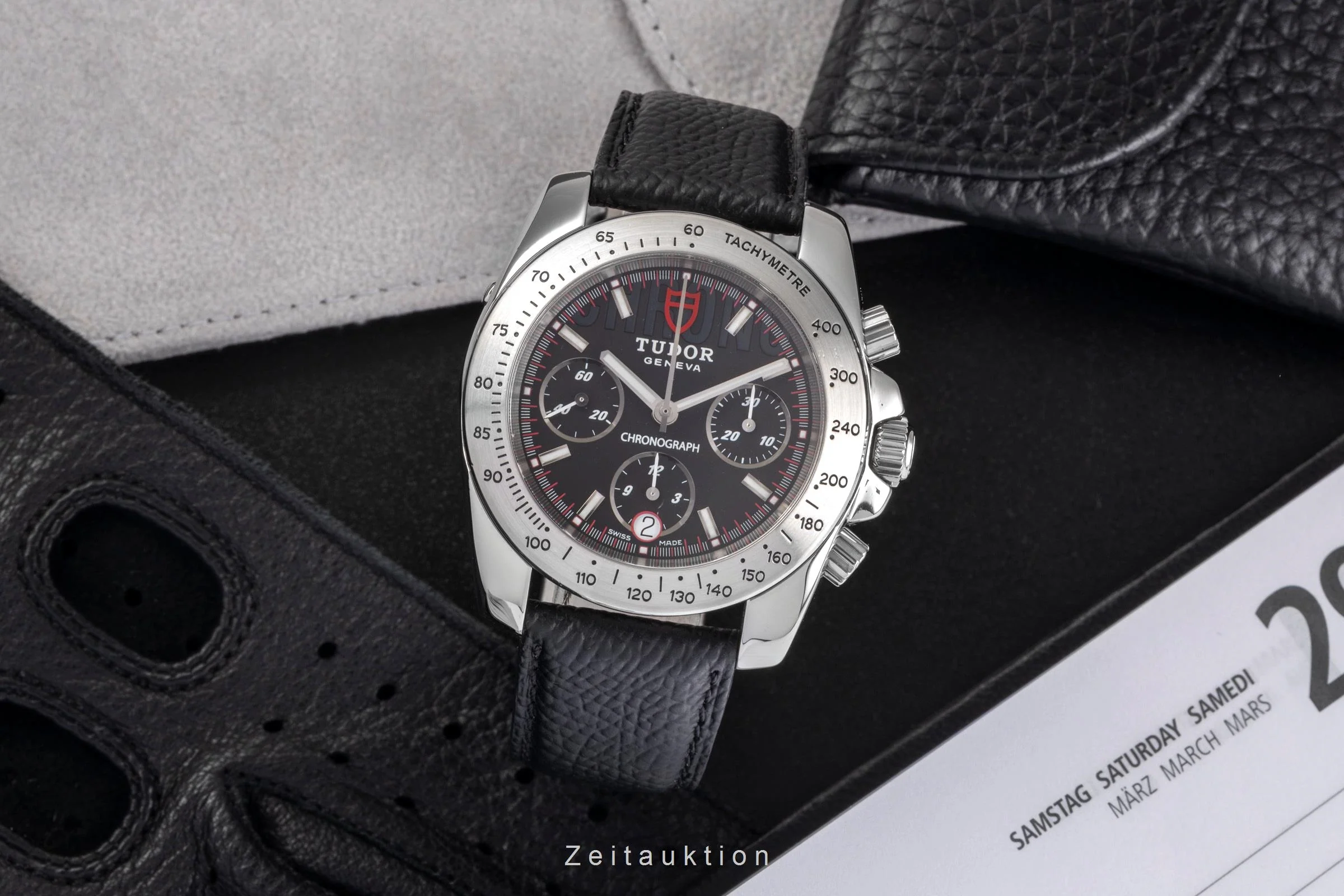 Tudor Sport Chronograph chronograph steel automatic men's watch 20300  [2503136] - Image 4