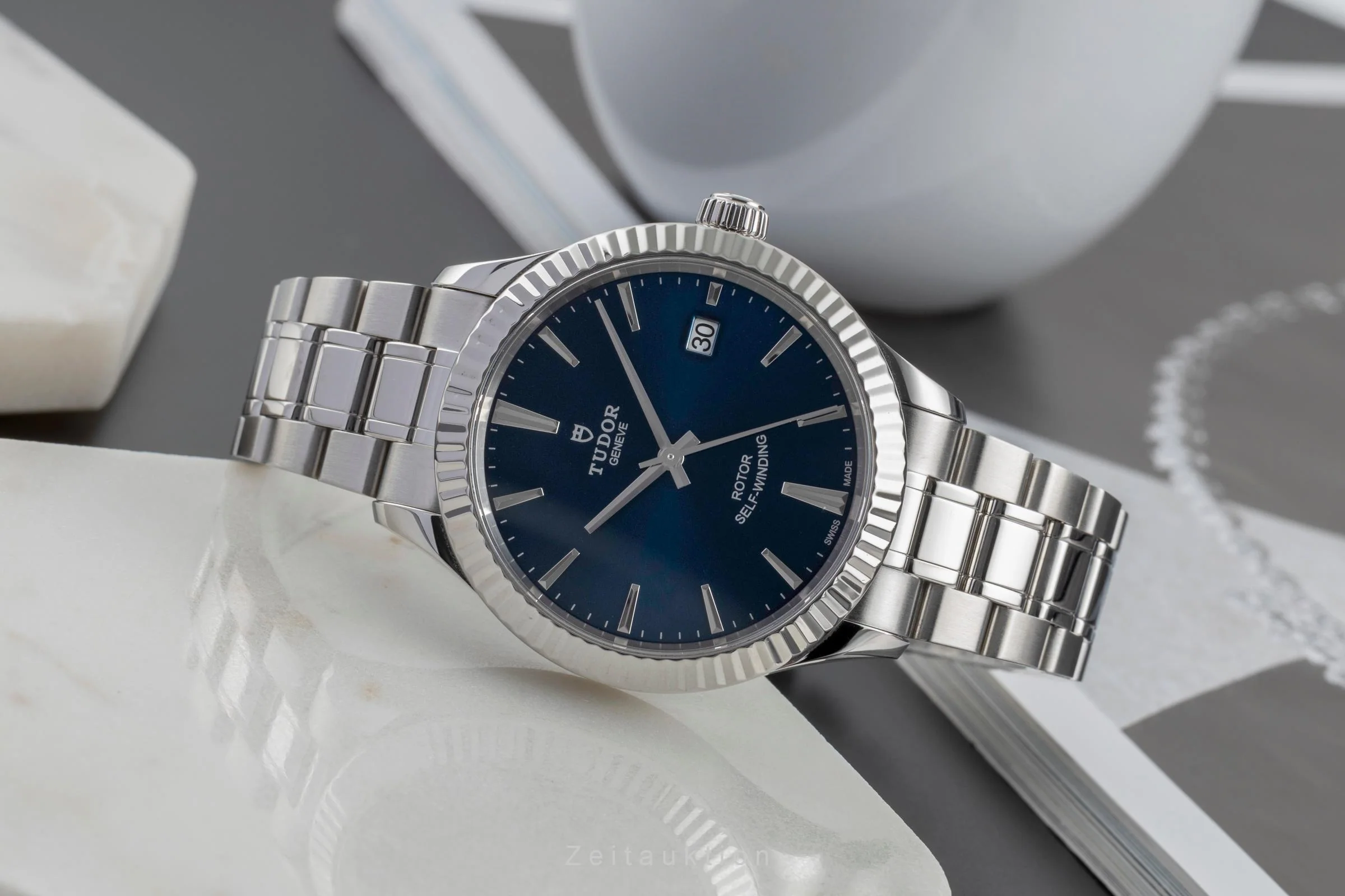 Tudor Style steel automatic men's watch 12510  [2503907] - Image 3