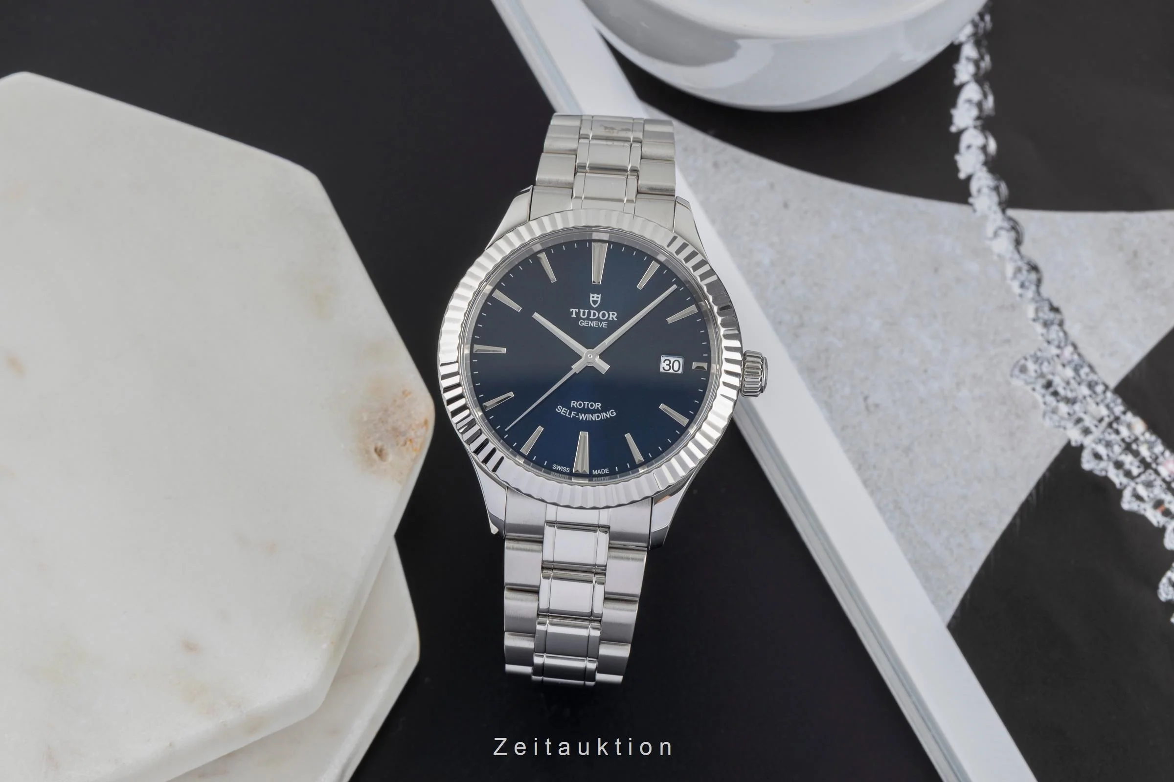 Tudor Style steel automatic men's watch 12510  [2503907] - Image 4
