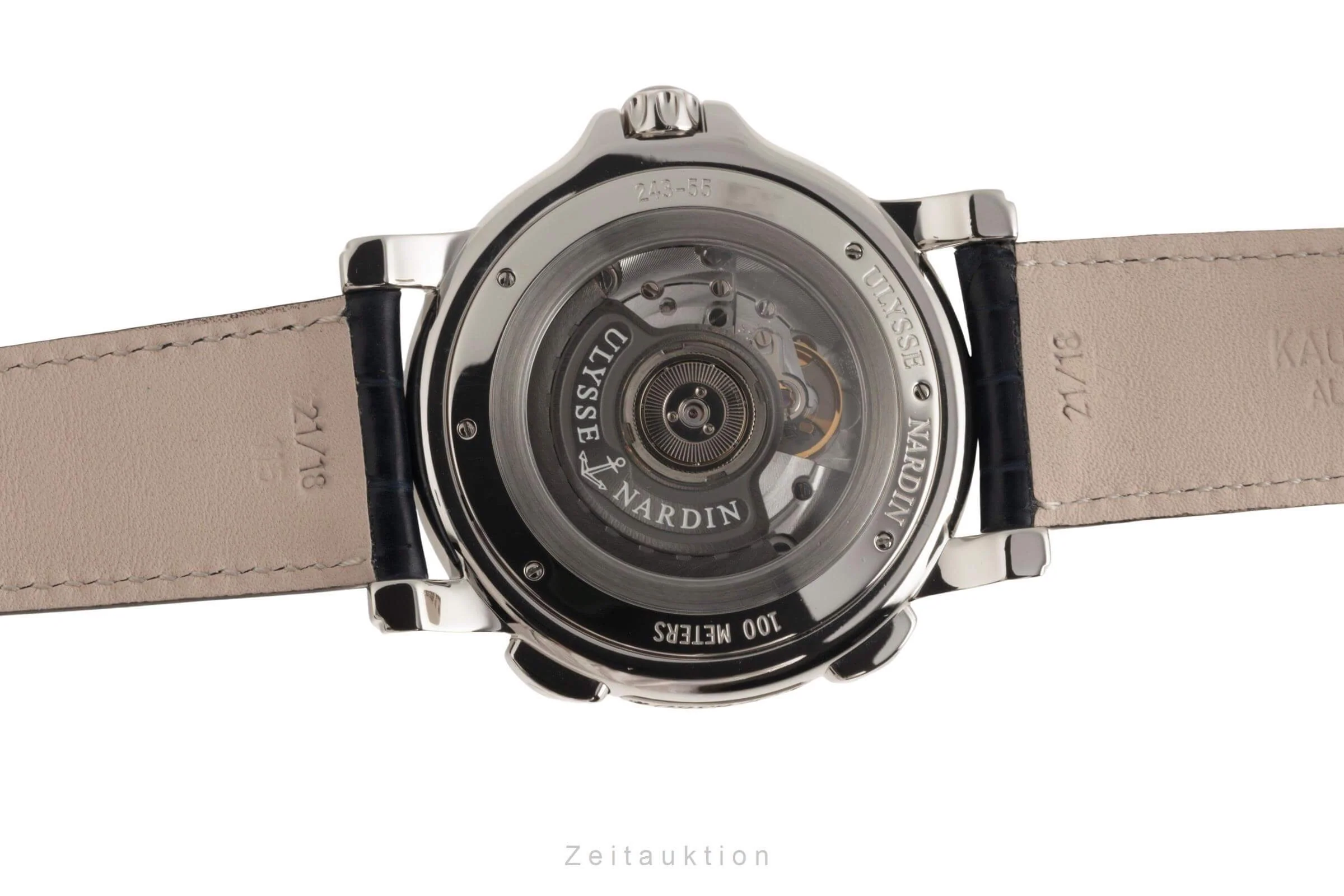 Ulysse Nardin Dual Time steel automatic men's watch 243-55  [2501547] - Image 10