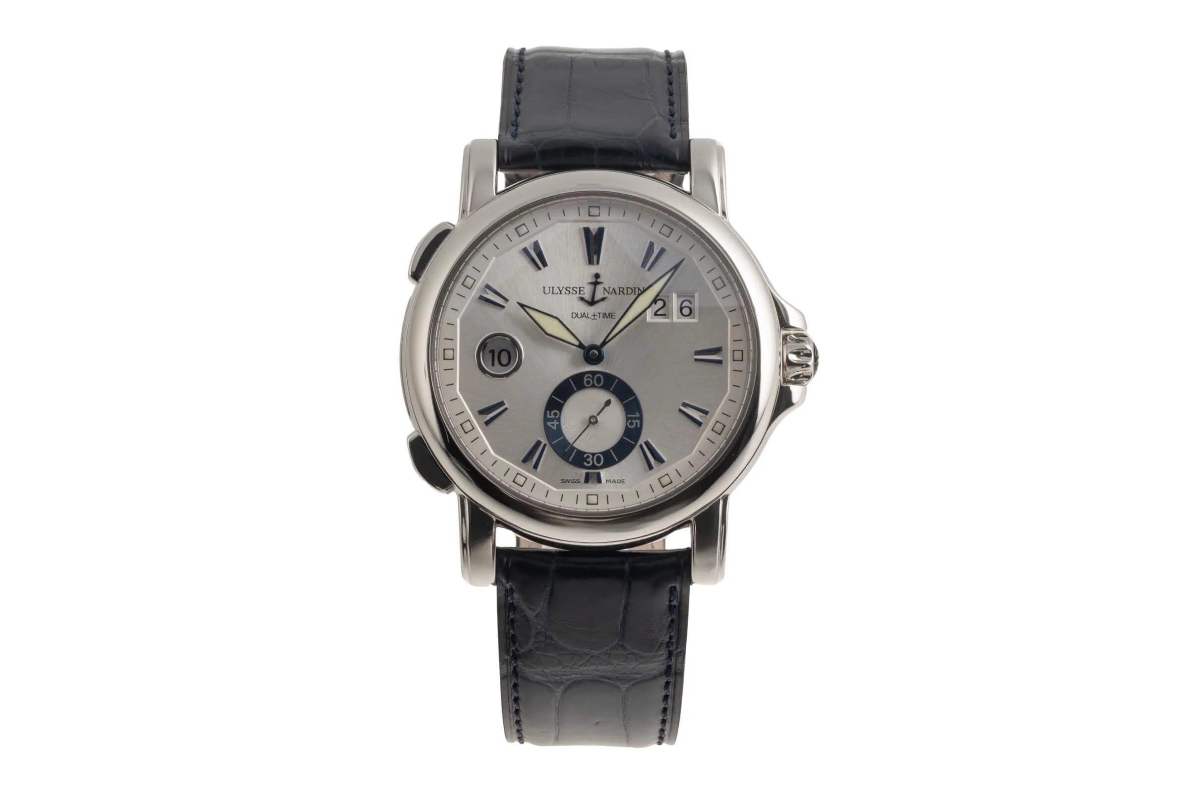 Ulysse Nardin Dual Time steel automatic men's watch 243-55  [2501547] - Image 5