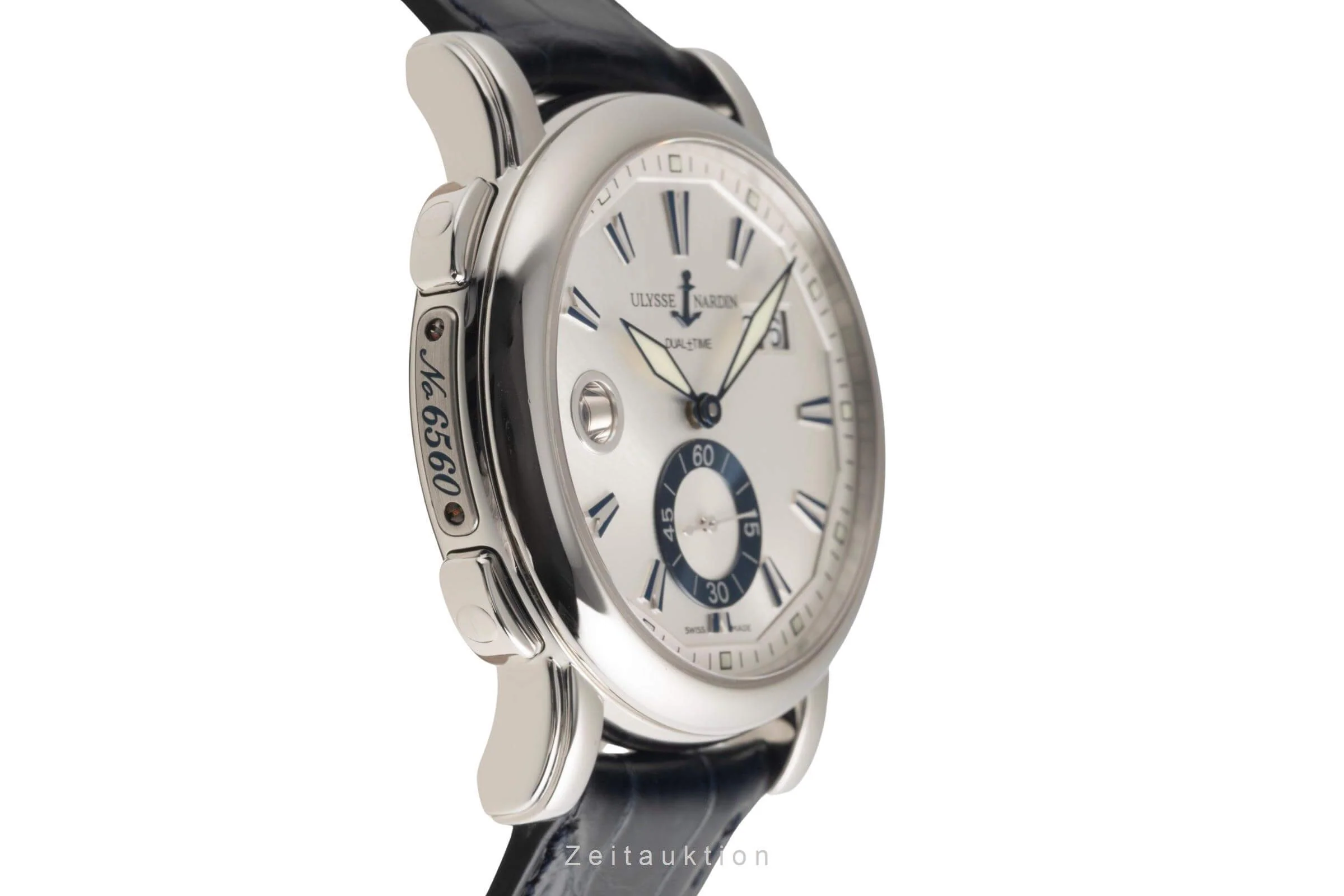 Ulysse Nardin Dual Time steel automatic men's watch 243-55  [2501547] - Image 8