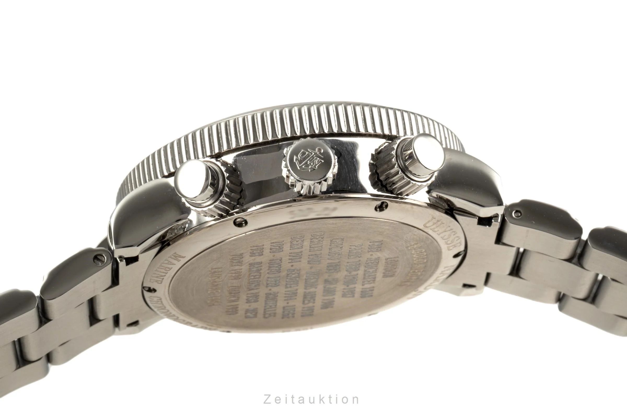 Ulysse Nardin Marine Chronograph chronograph steel automatic men's watch 513-22  [2204915] - Image 10