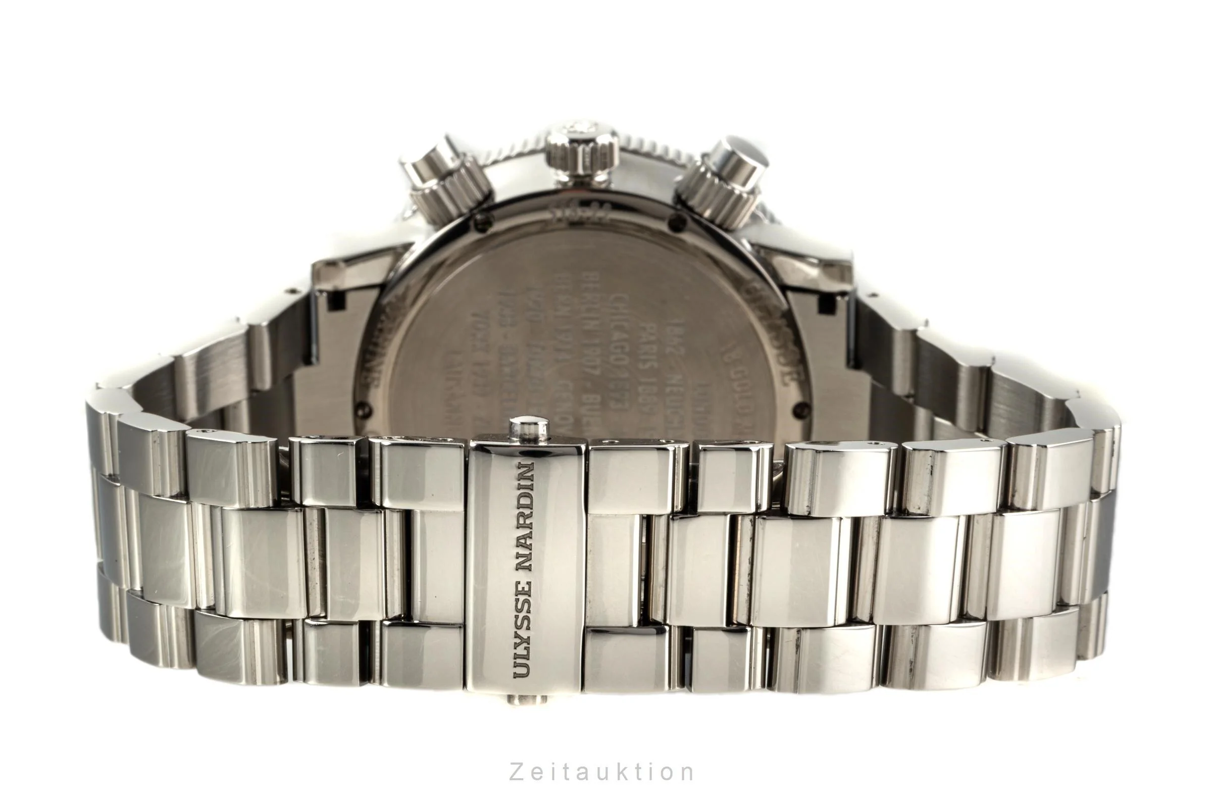 Ulysse Nardin Marine Chronograph chronograph steel automatic men's watch 513-22  [2204915] - Image 11