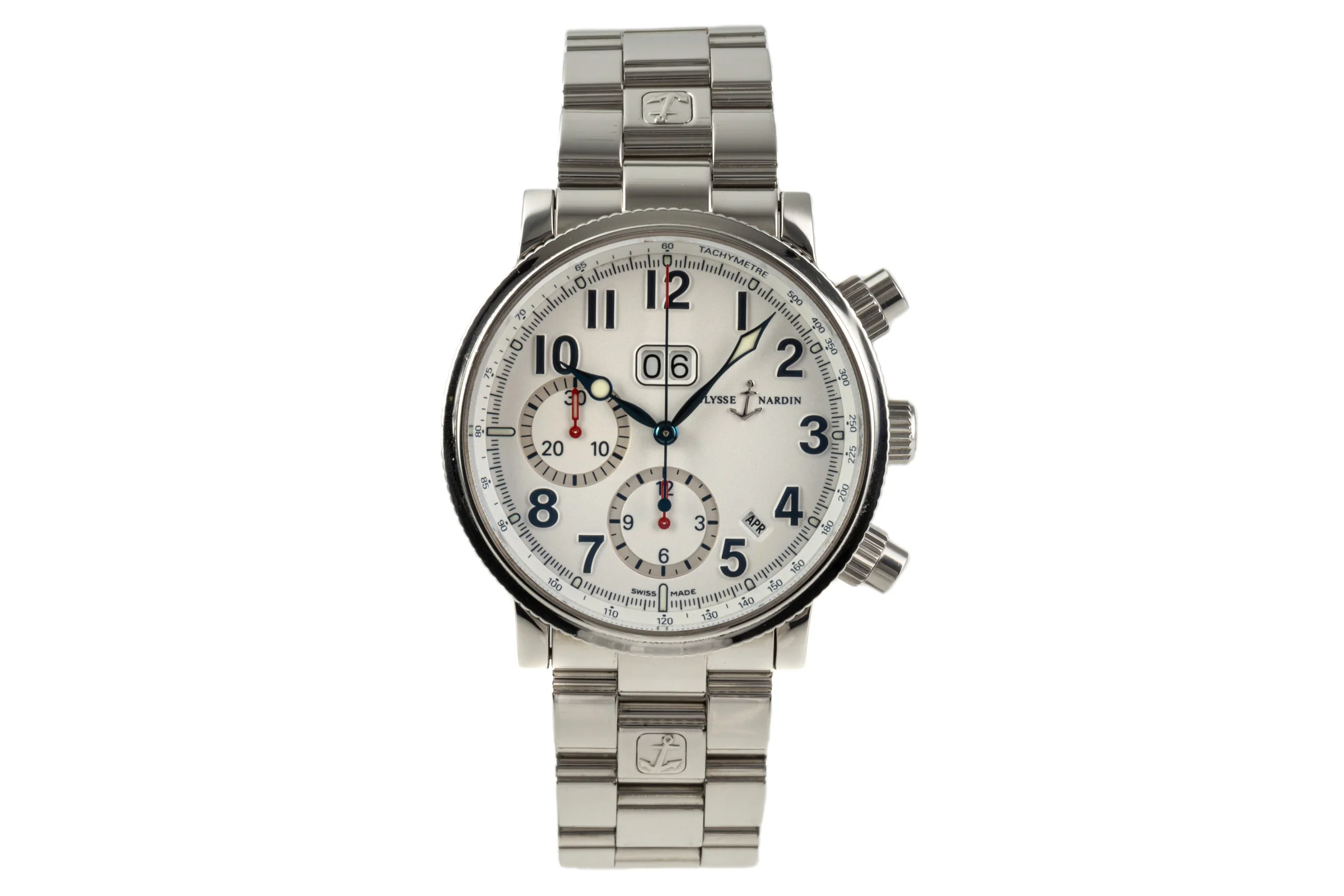Ulysse Nardin Marine Chronograph chronograph steel automatic men's watch 513-22  [2204915] - Image 4