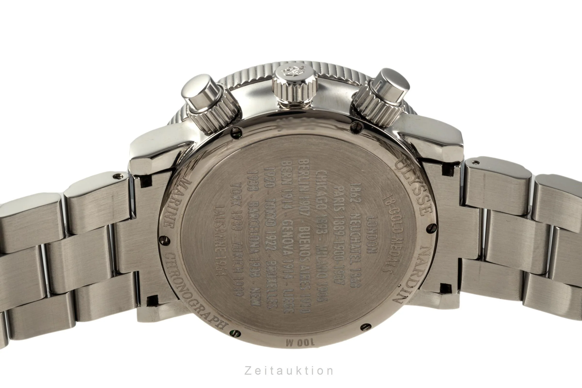 Ulysse Nardin Marine Chronograph chronograph steel automatic men's watch 513-22  [2204915] - Image 9