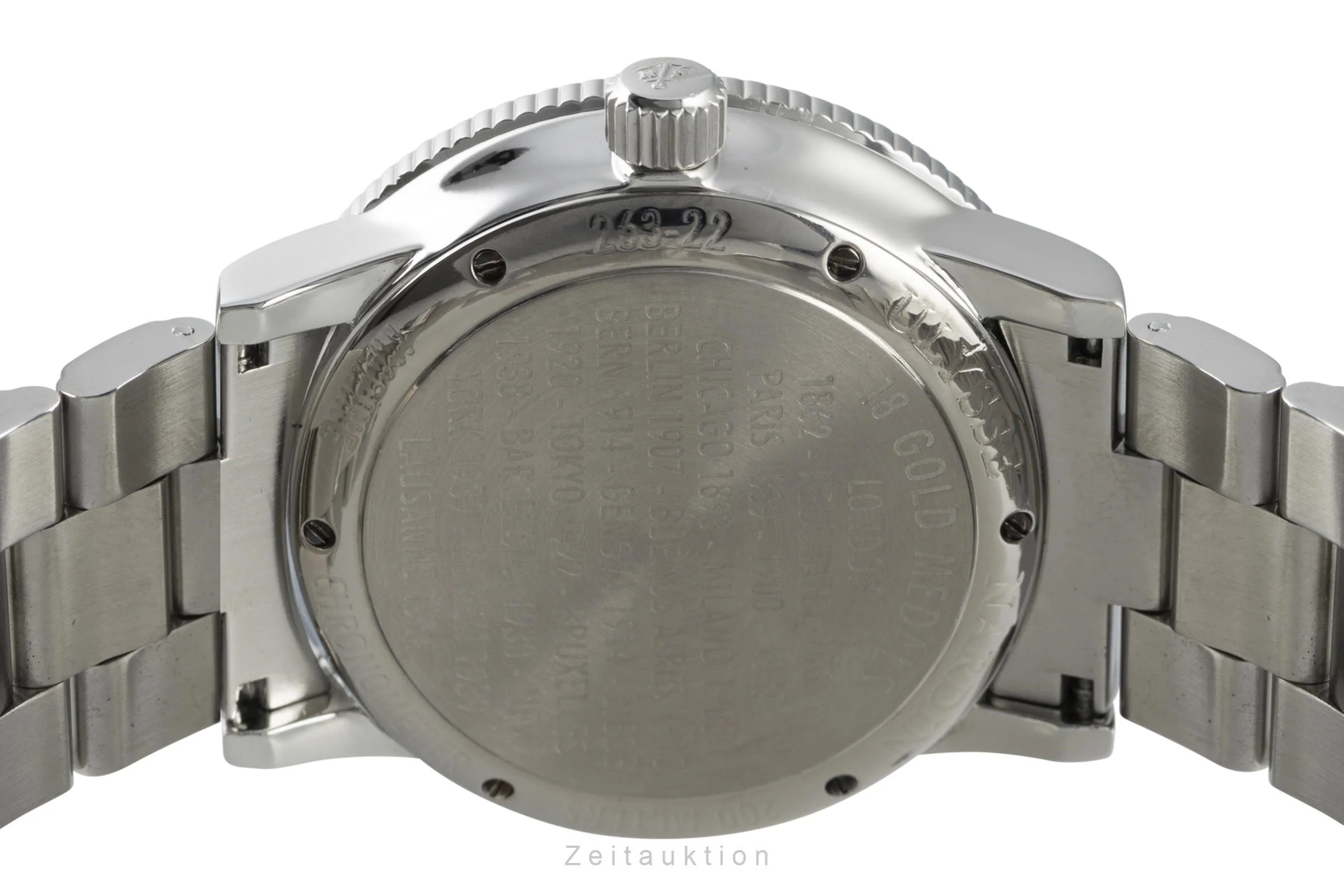 Ulysse Nardin Marine Chronometer steel automatic men's watch 263-22  [2202815] - Image 12