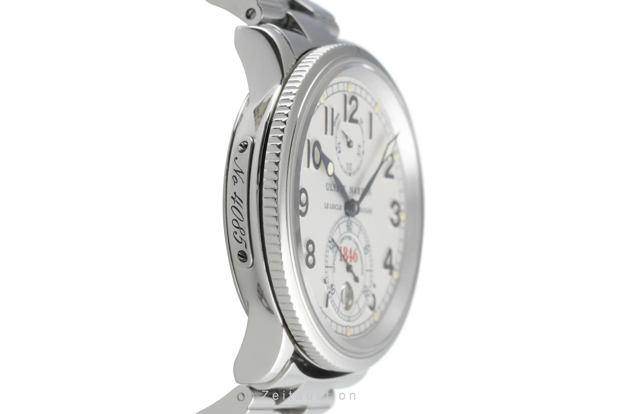 Ulysse Nardin Marine Chronometer steel automatic men's watch 263-22  [2202815] - Image 7