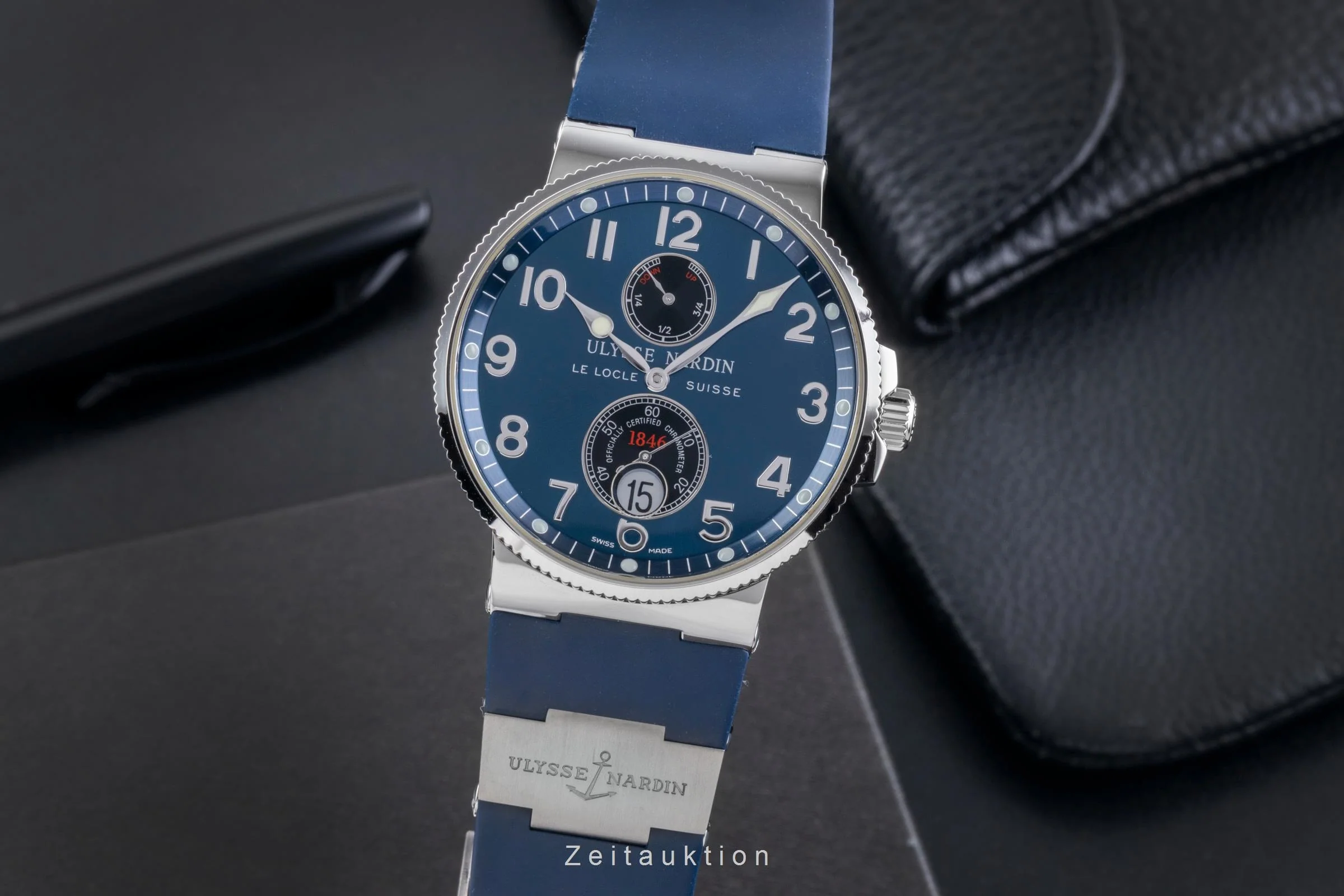 Ulysse Nardin Marine Chronometer titanium automatic men's watch 263-66  [2506129] - Image 2