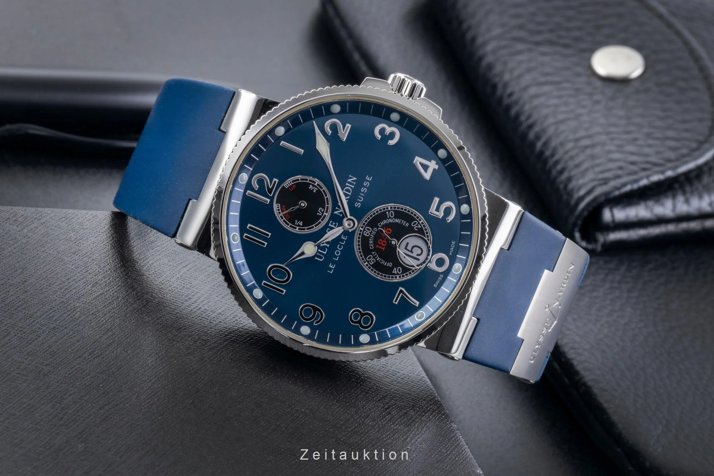 Ulysse Nardin Marine Chronometer titanium automatic men's watch 263-66  [2506129] - Image 3