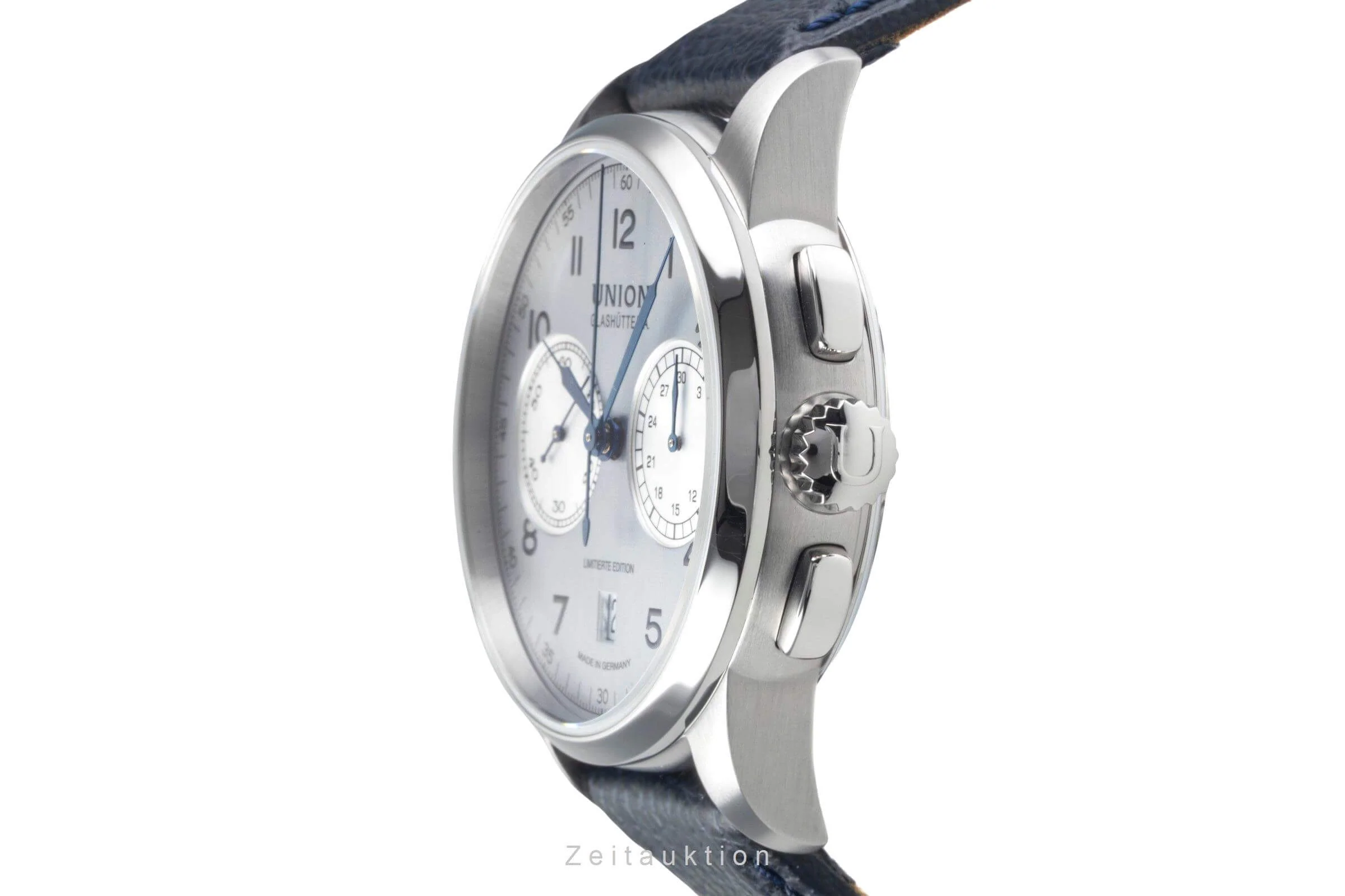 Union Glashütte 1893 chronograph steel manual winding men's watch D007.459.16.032.09 Limited  [2501570] - Image 7