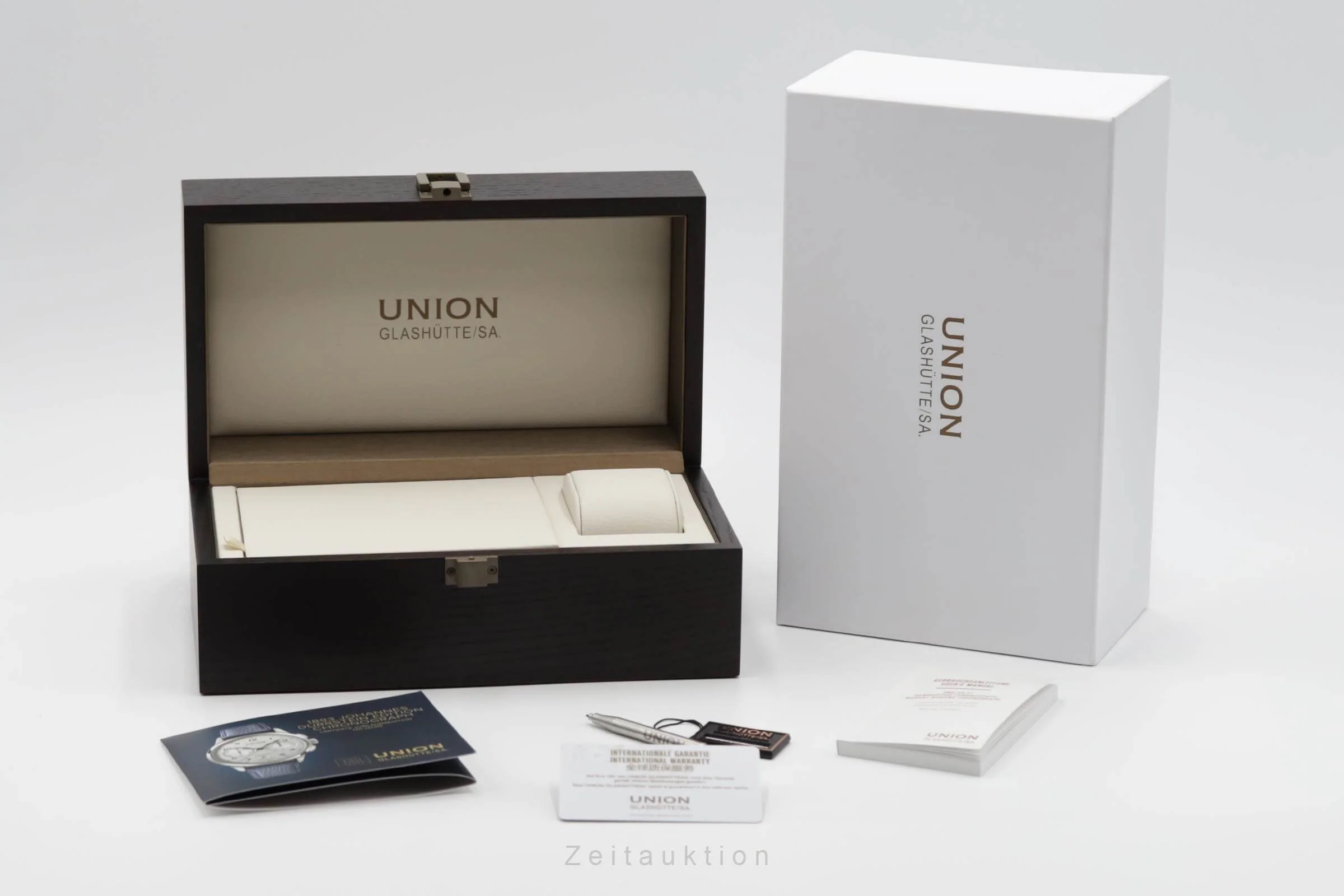 Union Glashütte 1893 chronograph steel manual winding men's watch D007.459.16.032.09 Limited  [2501570] - Image 9