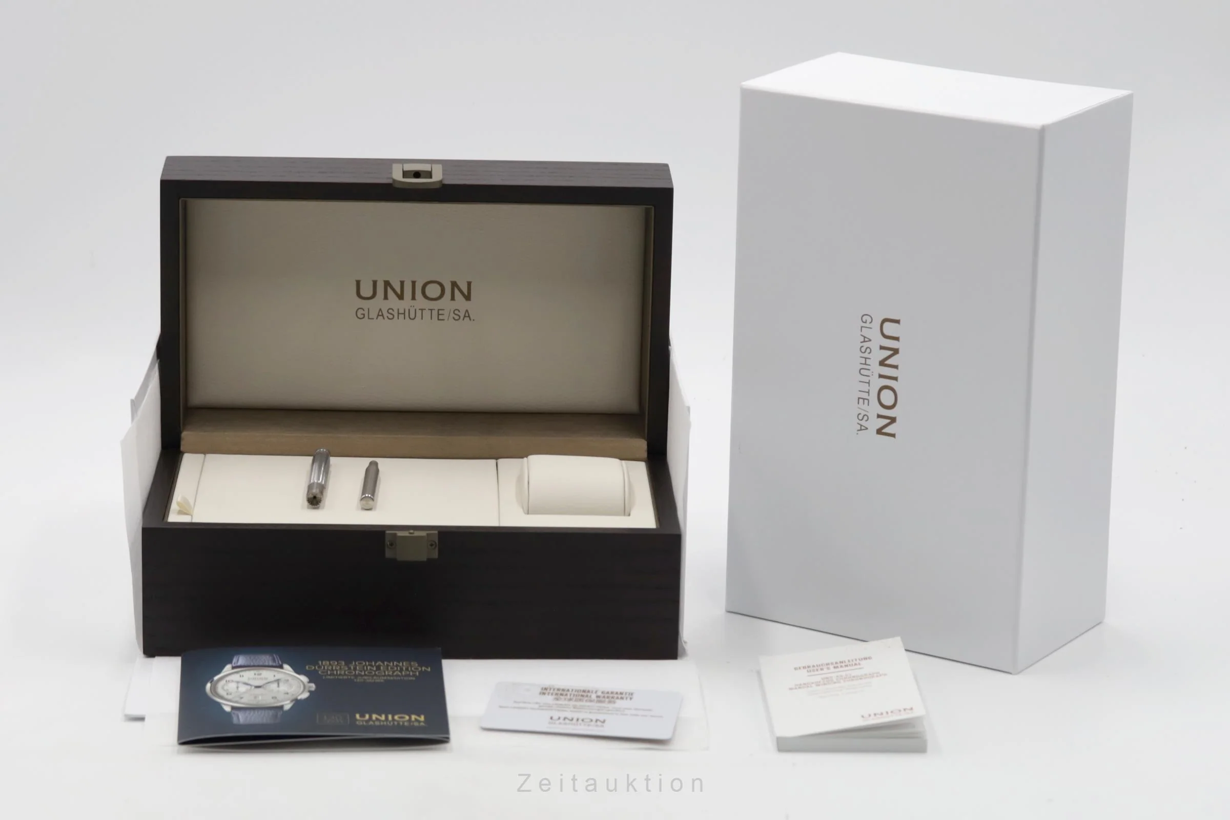 Union Glashütte 1893 chronograph steel manual winding men's watch D007.459.16.032.09 Limited  [2506831] - Image 9