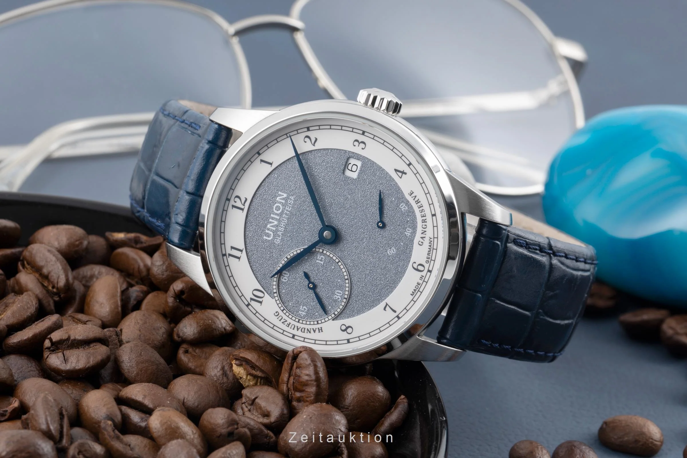 Union Glashütte 1893 steel manual winding men's watch D007.456.16.082.00 LP: 2680EUR  [2506534] - Image 3