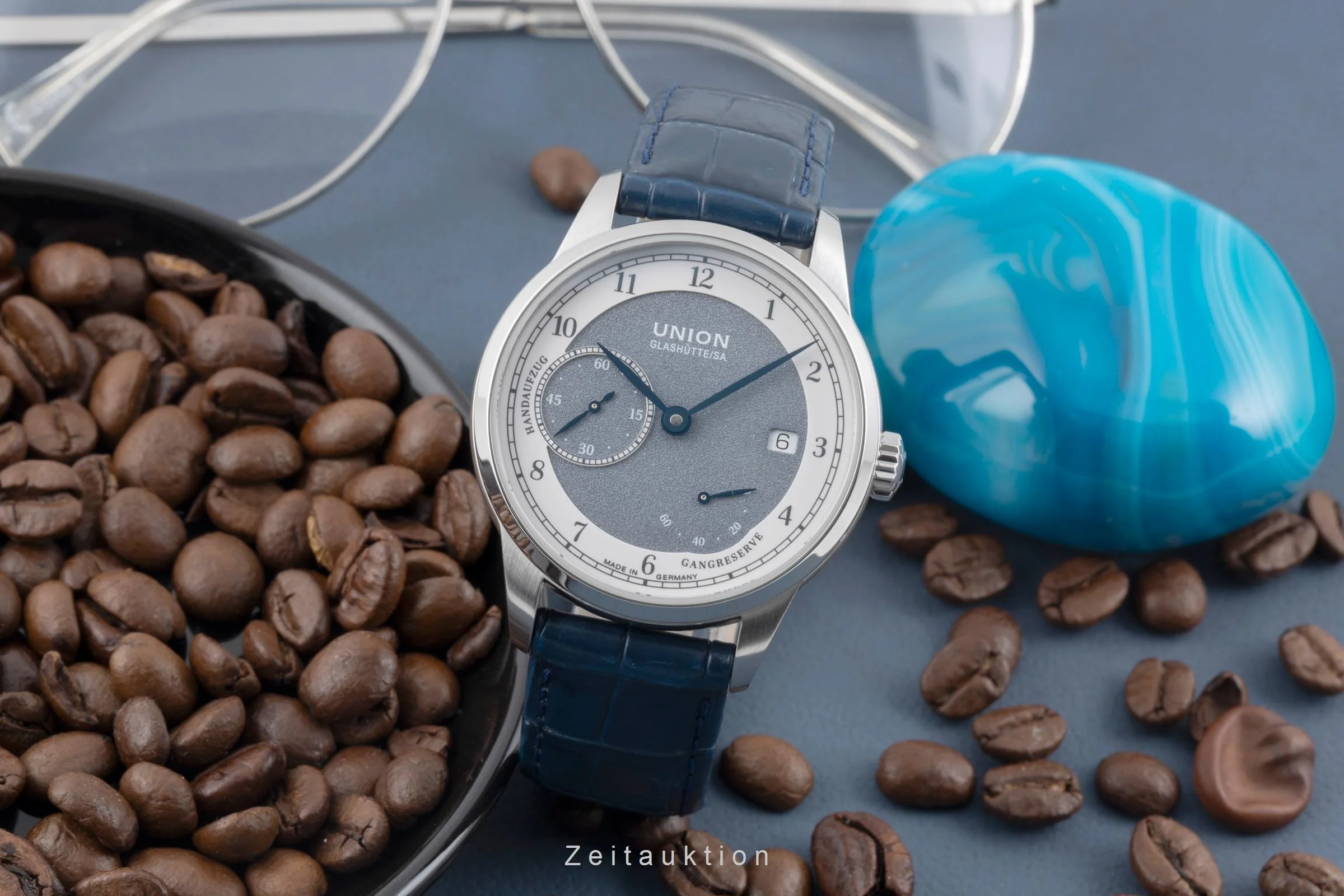 Union Glashütte 1893 steel manual winding men's watch D007.456.16.082.00 LP: 2680EUR  [2506534] - Image 4