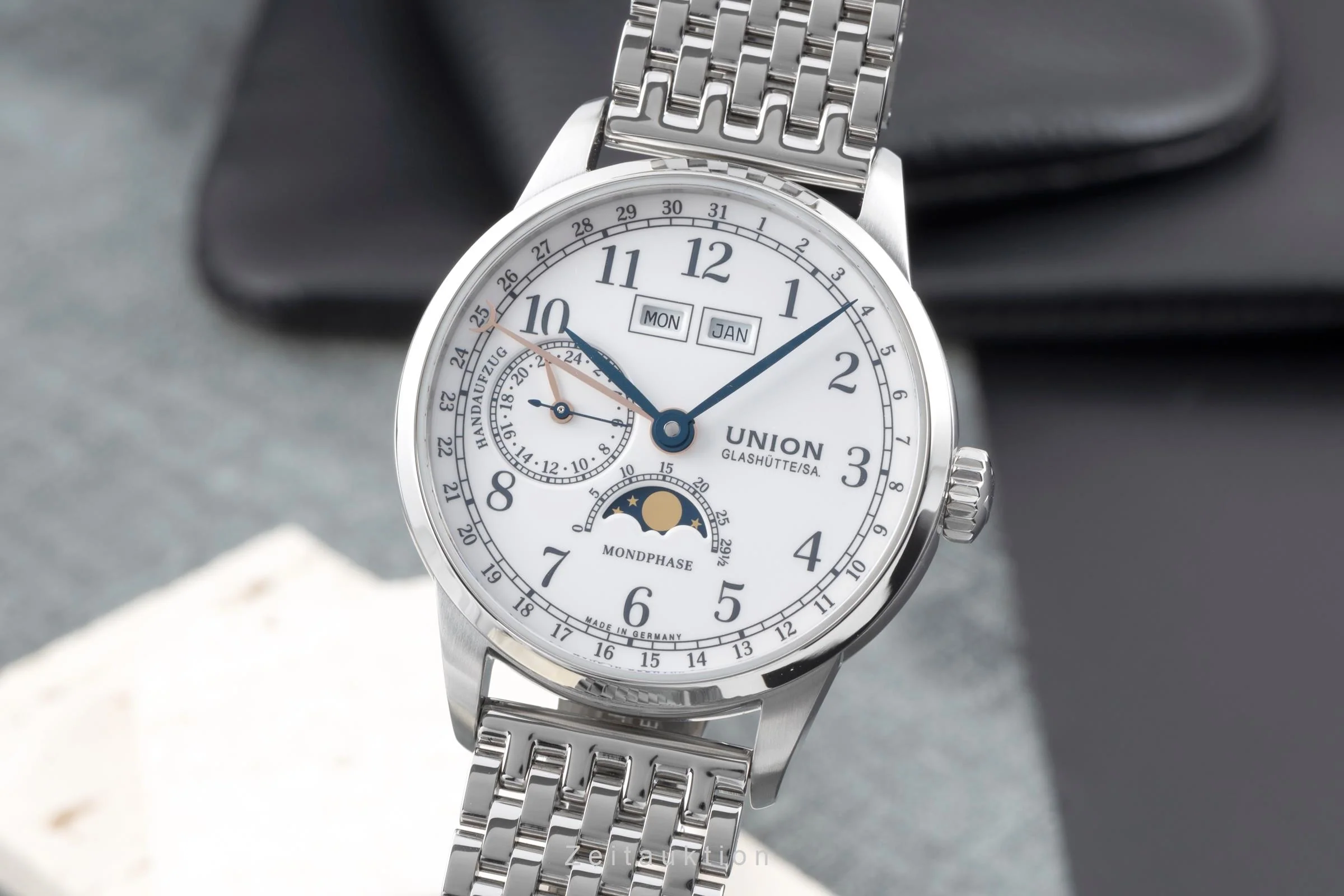 Union Glashütte 1893 steel manual winding men's watch D007.458.11.017.00 LP: 3200EUR  [2506208] - Image 2
