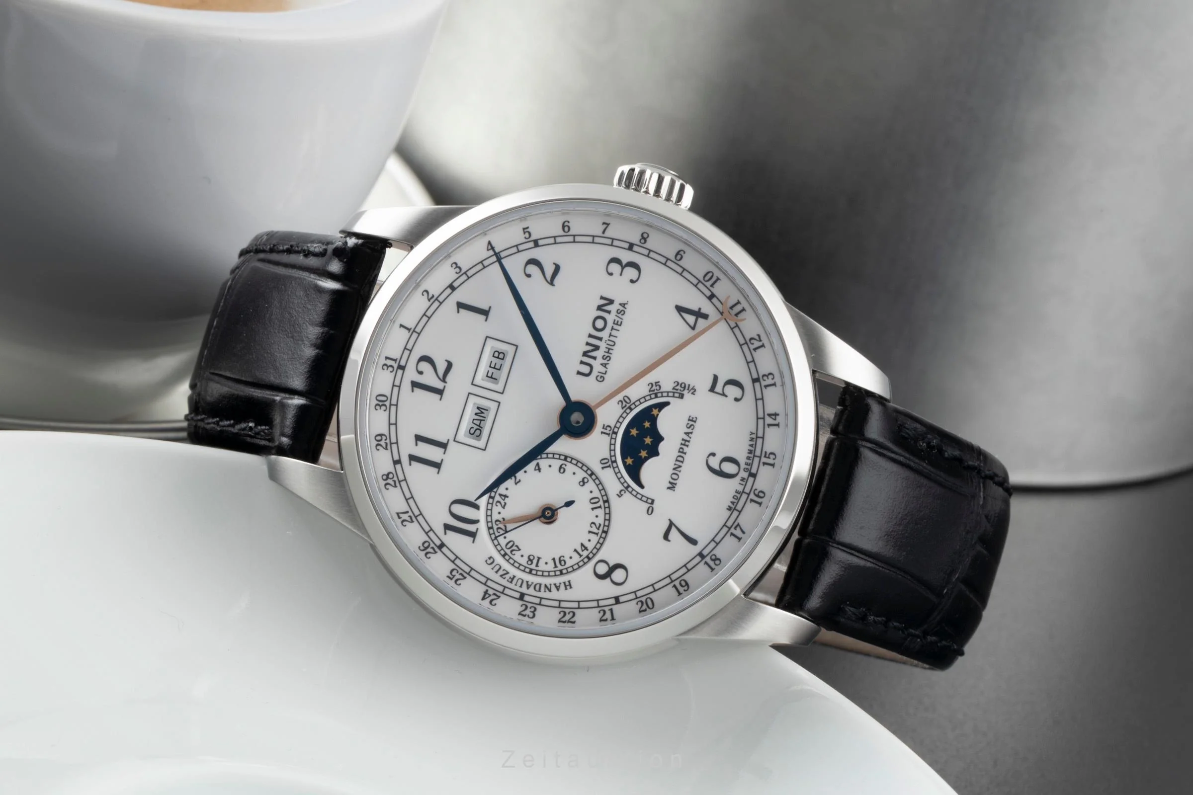 Union Glashütte 1893 steel manual winding men's watch D007.458.16.017.00 LP: 3100EUR  [2600565] - Image 3