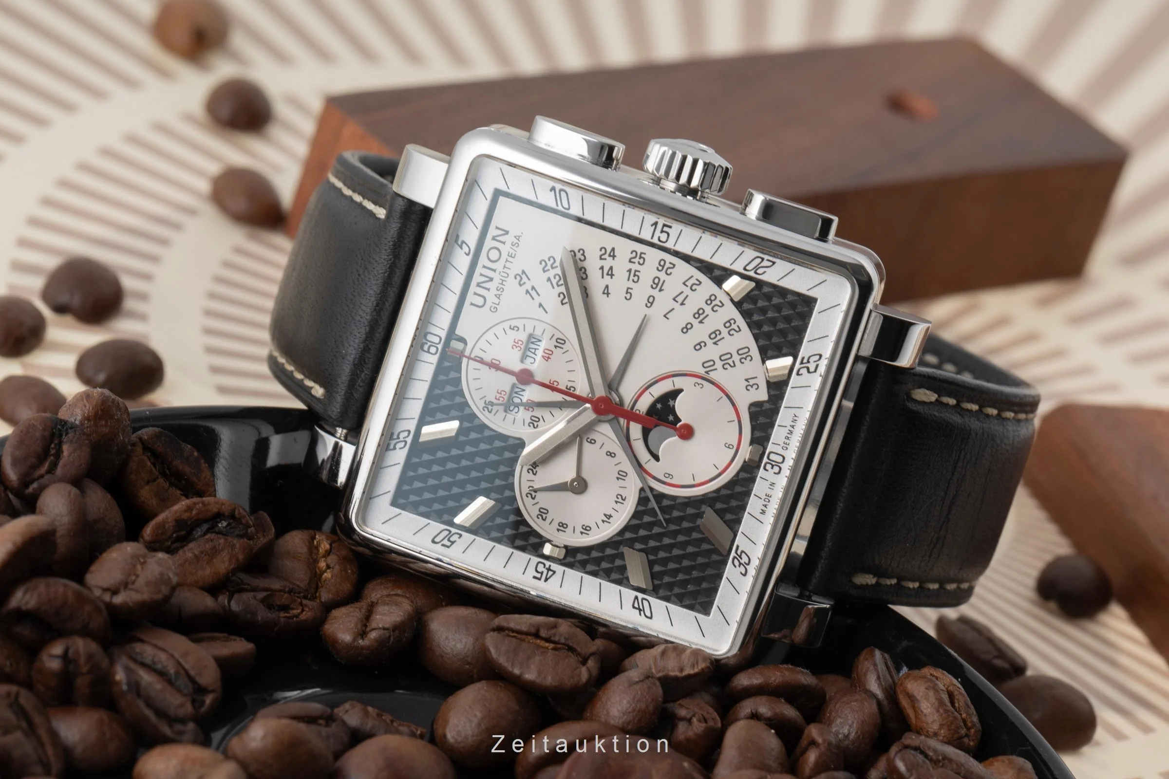 Union Glashütte Averin chronograph steel automatic men's watch D003.525.16.051-01  [2600543] - Image 3