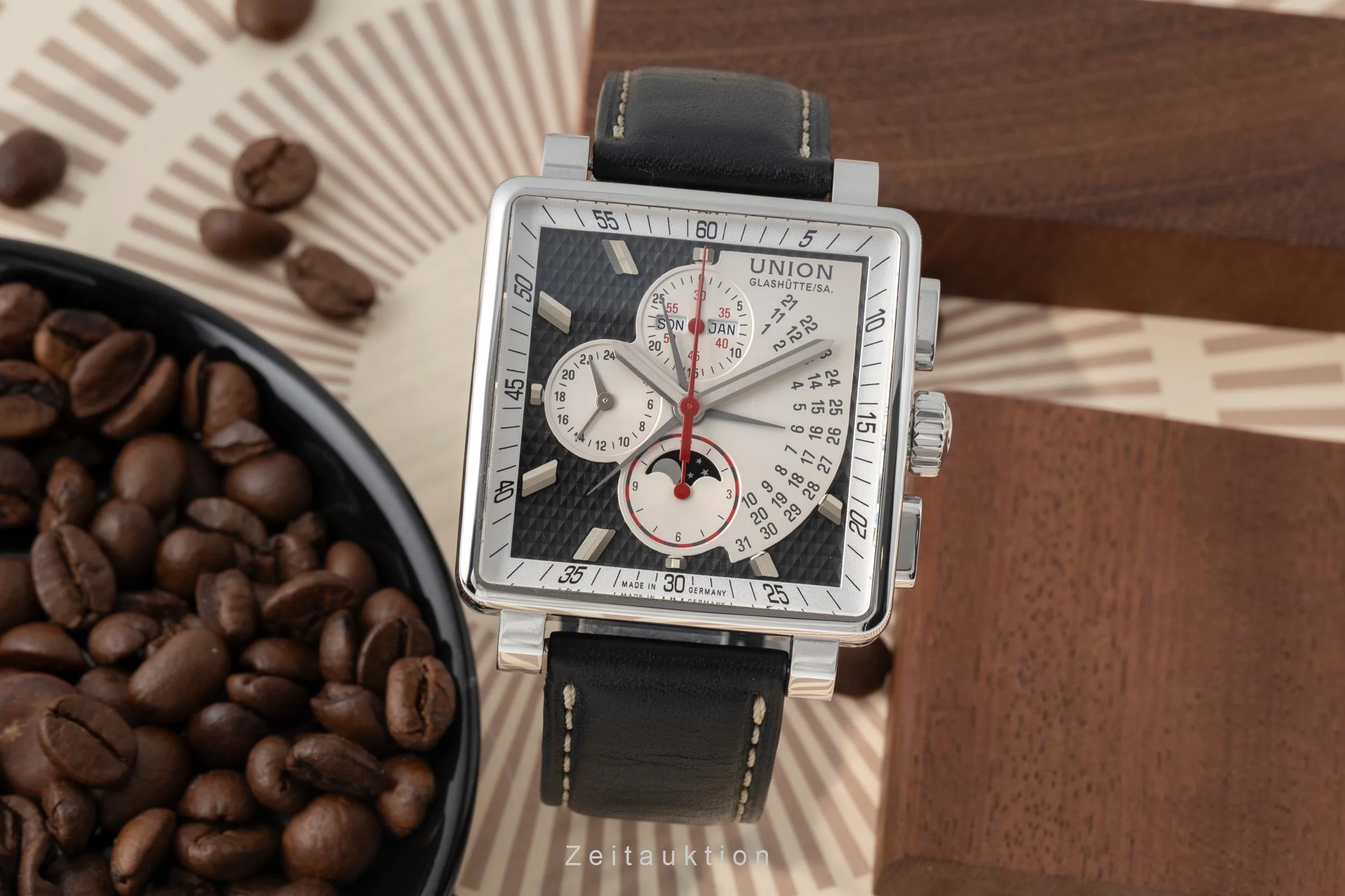 Union Glashütte Averin chronograph steel automatic men's watch D003.525.16.051-01  [2600543] - Image 4