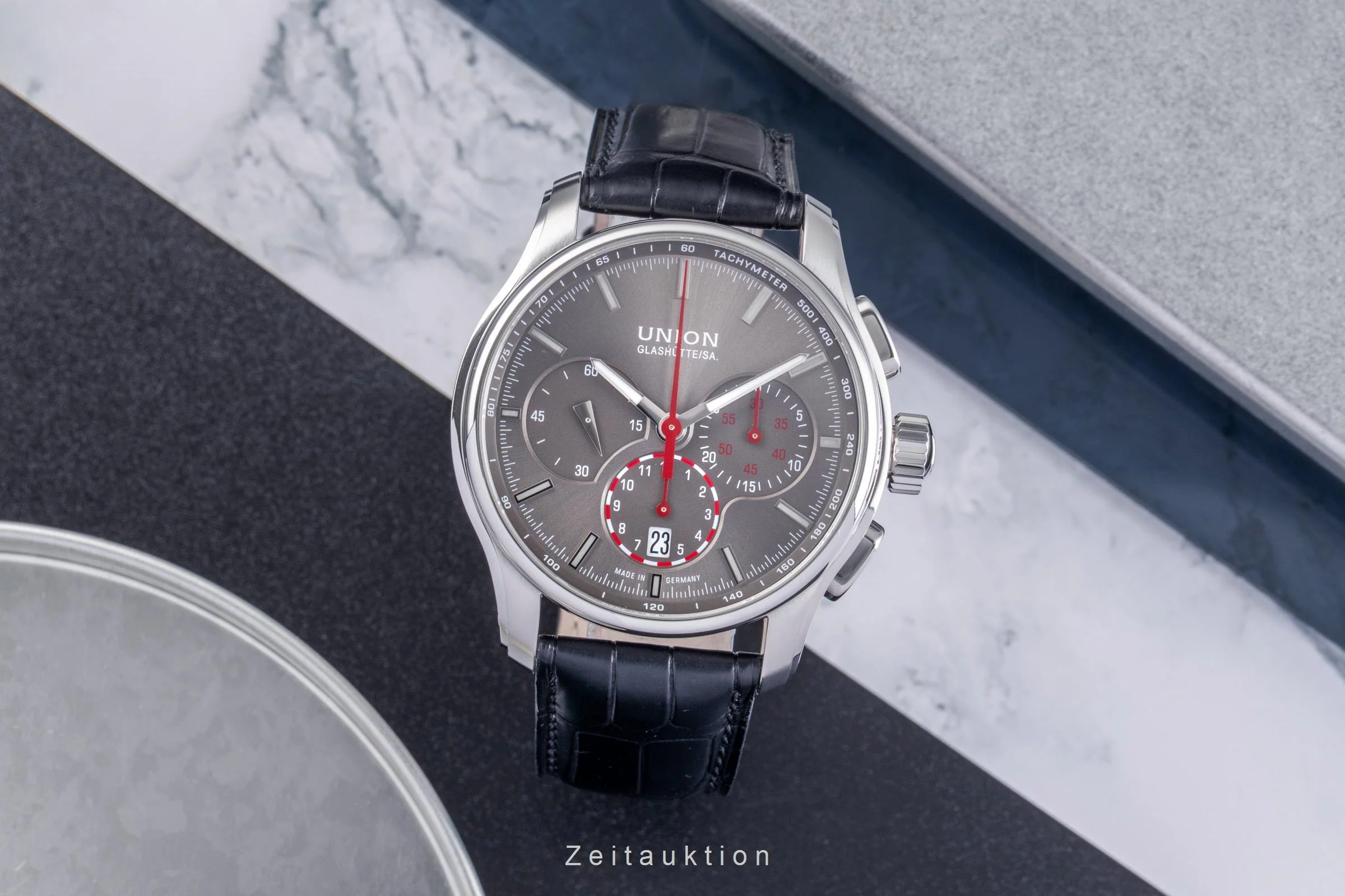Union Glashütte Belisar chronograph steel automatic men's watch D002.427A  [2504716] - Image 4