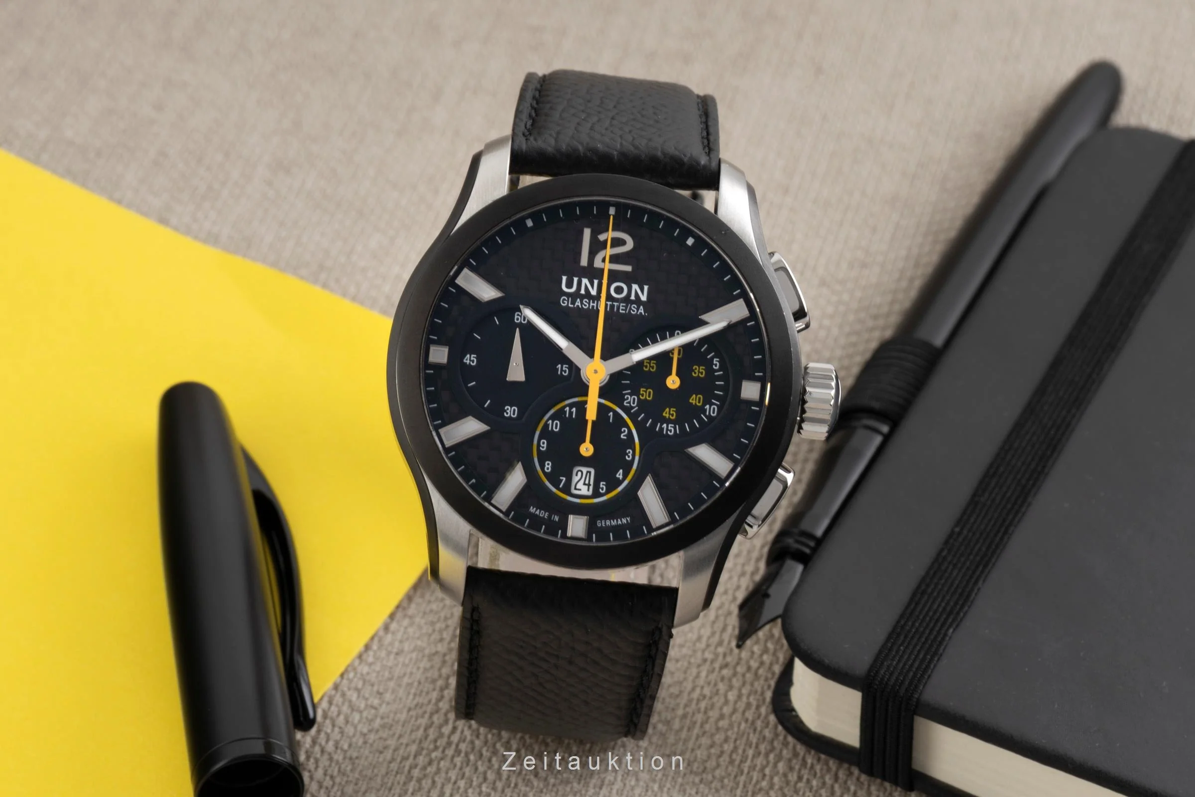 Union Glashütte Belisar chronograph steel automatic men's watch D002.627A LP: 2950EUR  [2600817] - Image 4