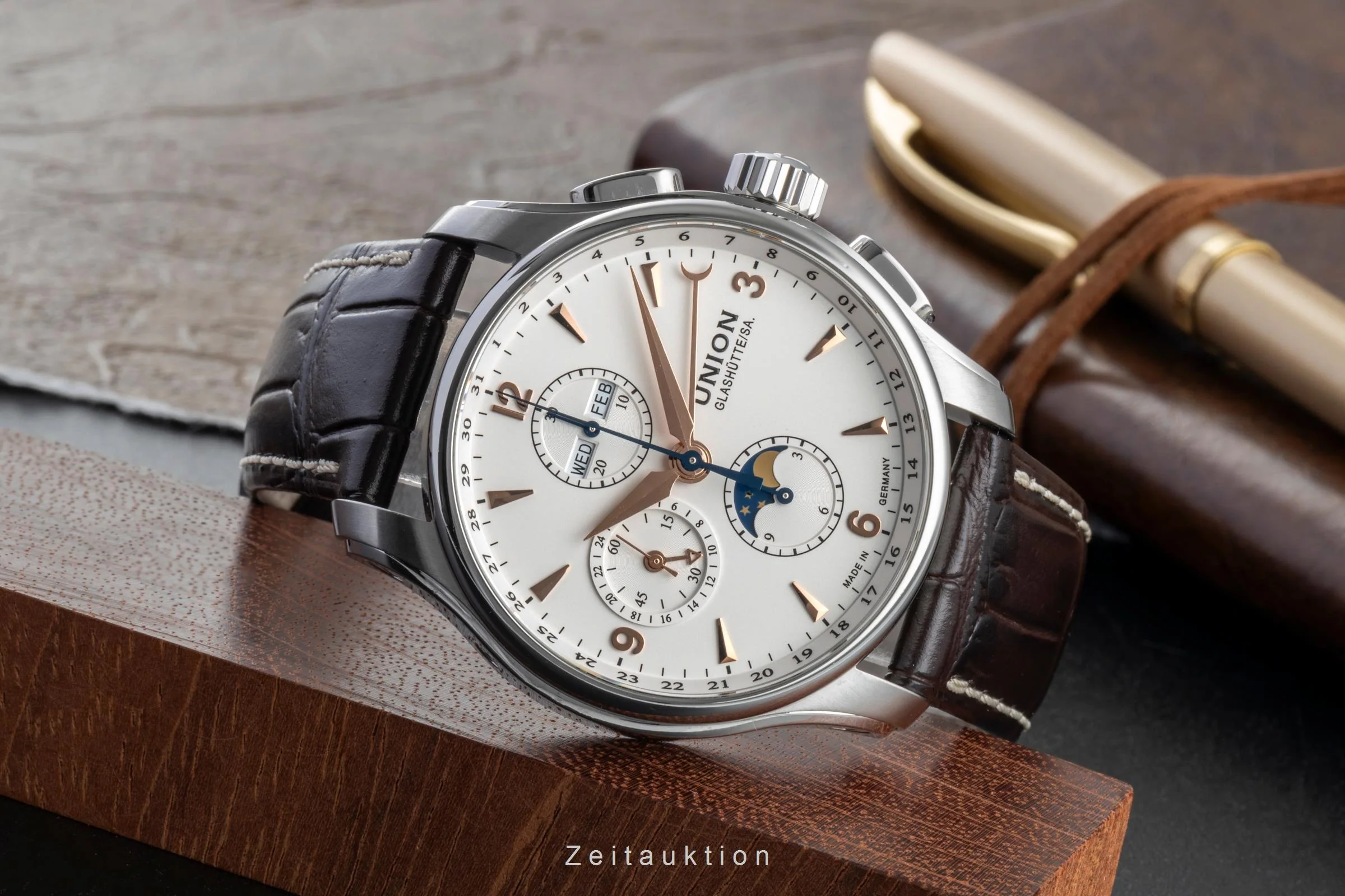 Union Glashütte Belisar chronograph steel automatic men's watch D0024251  [2507150] - Image 3