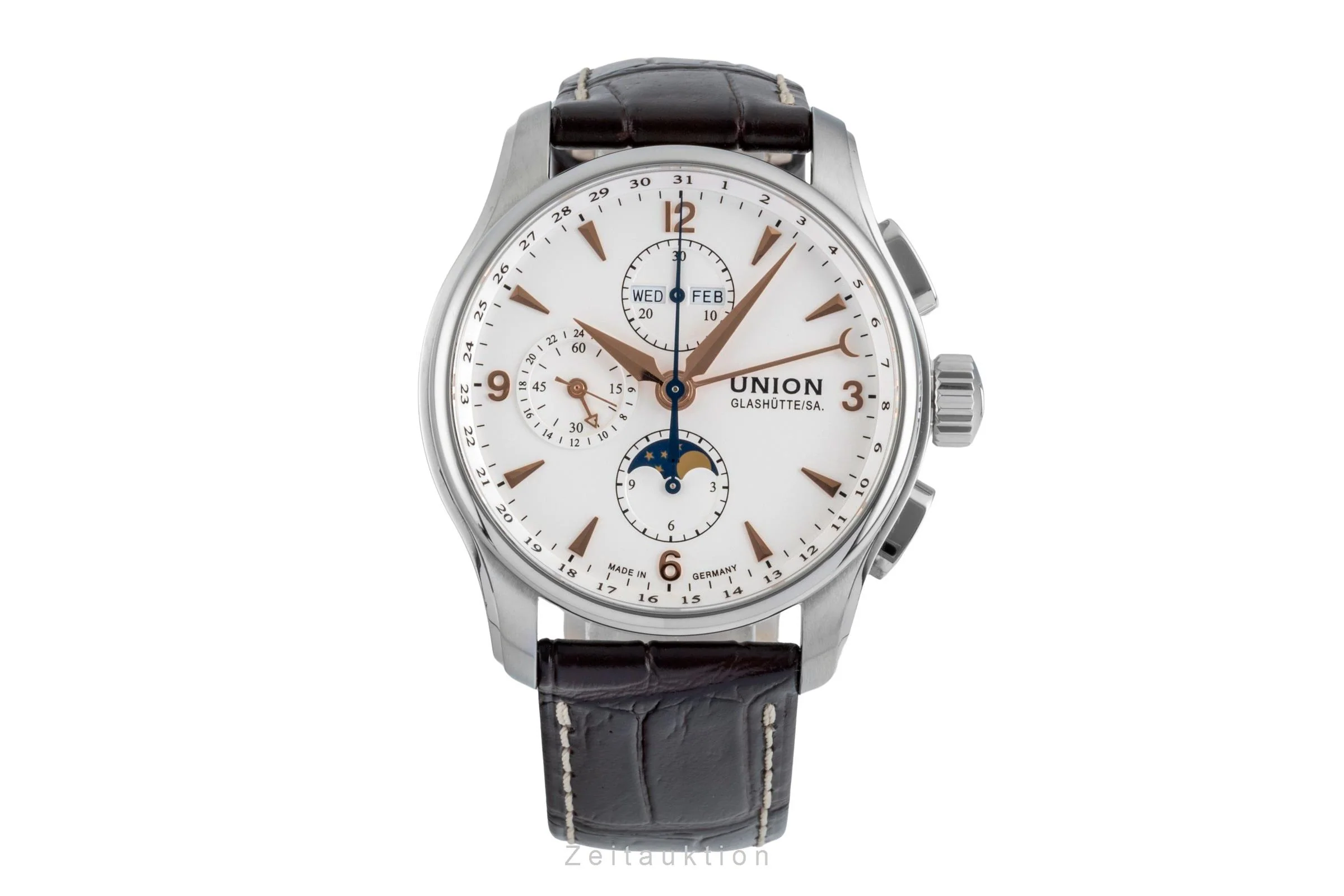 Union Glashütte Belisar chronograph steel automatic men's watch D0024251  [2507150] - Image 5