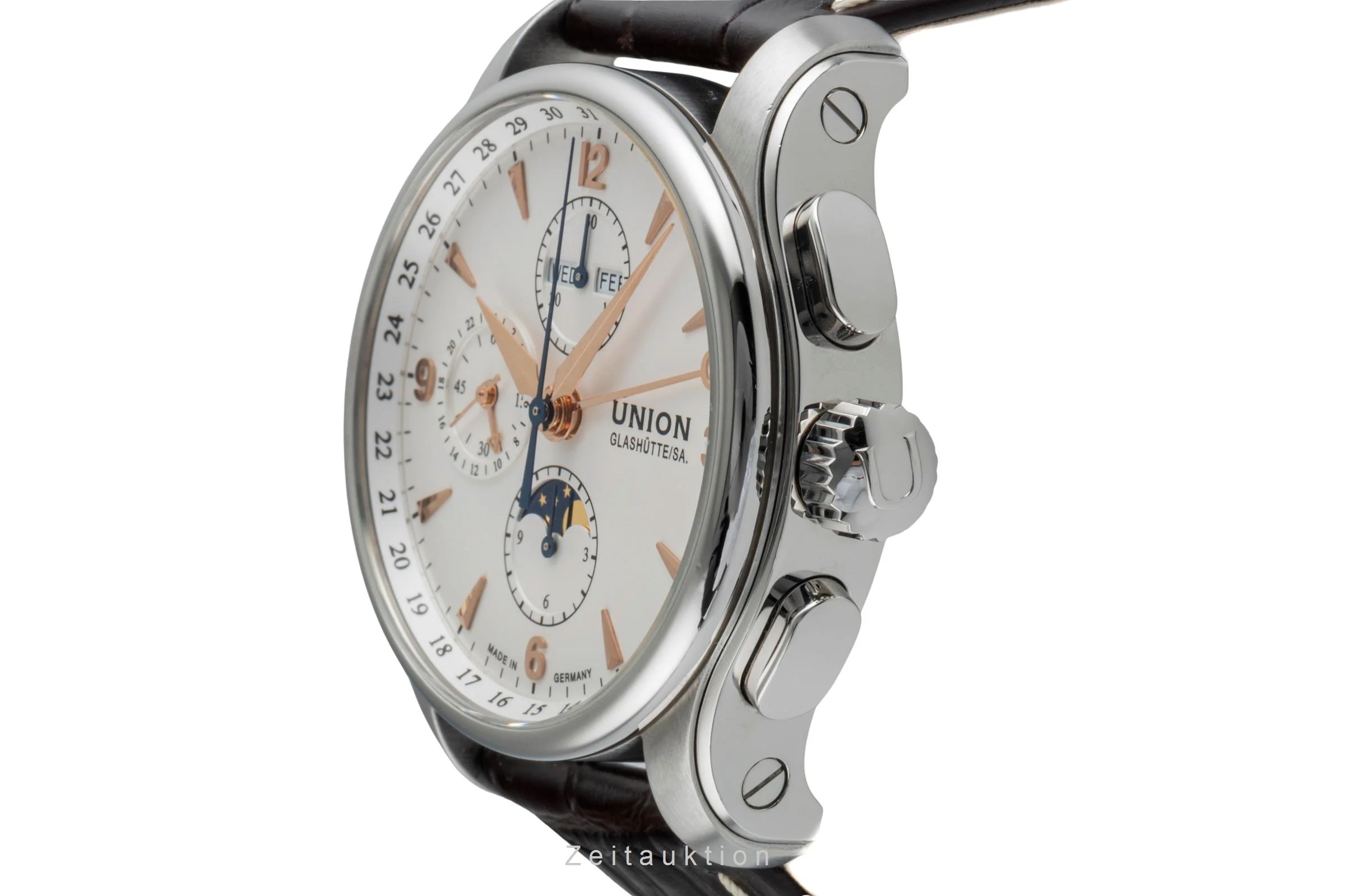 Union Glashütte Belisar chronograph steel automatic men's watch D0024251  [2507150] - Image 7