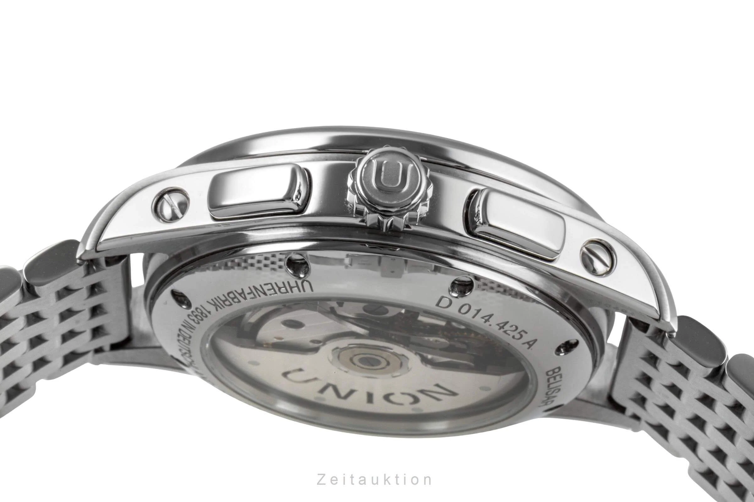Union Glashütte Belisar chronograph steel automatic men's watch D009.425.16.017.00  [2502130] - Image 10