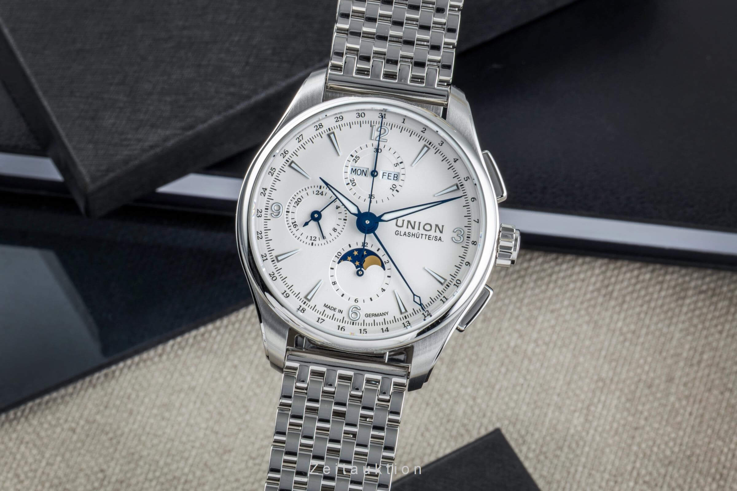 Union Glashütte Belisar chronograph steel automatic men's watch D009.425.16.017.00  [2502130] - Image 2