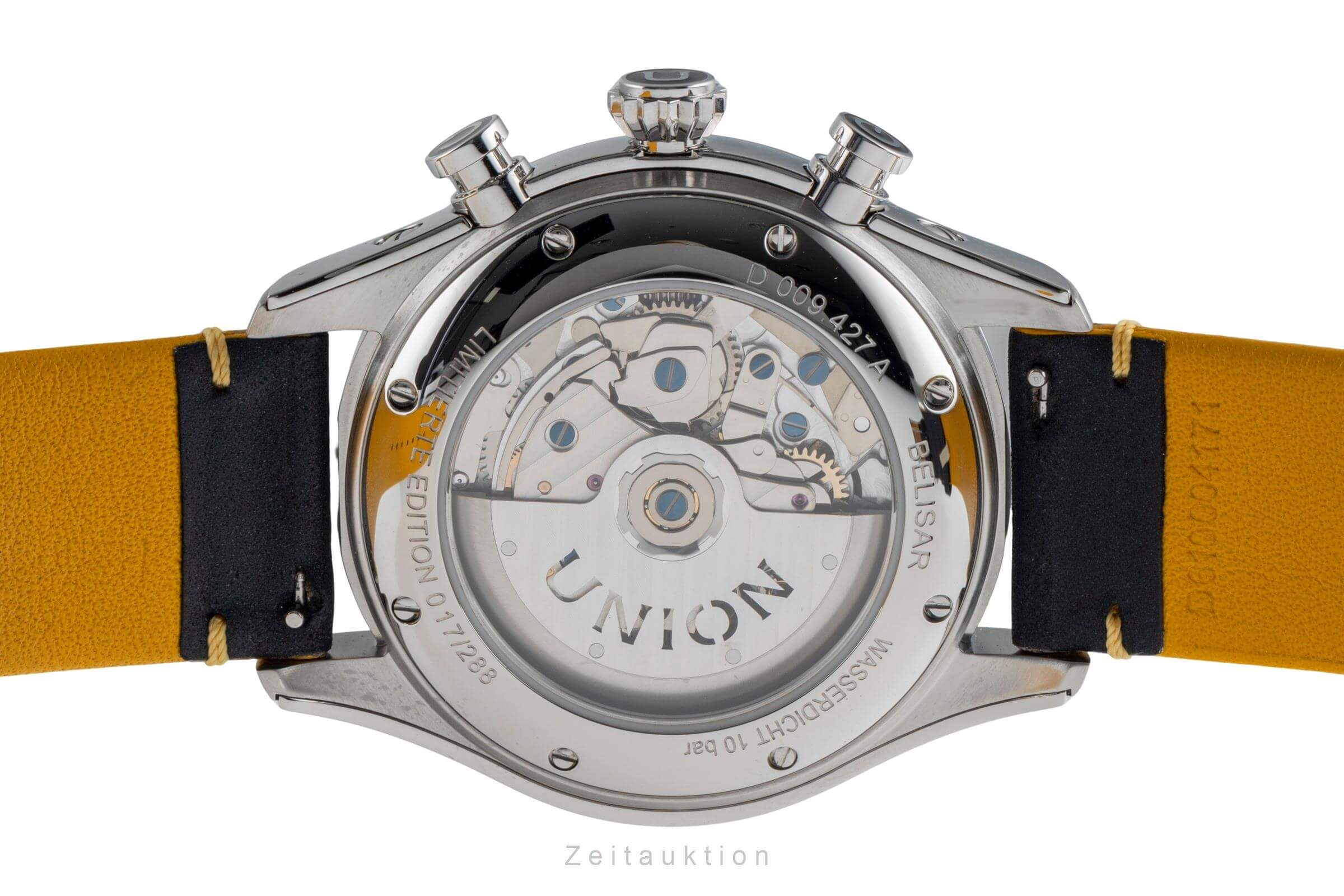 Union Glashütte Belisar chronograph steel automatic men's watch D009.427.16.032.09 LP: 3200EUR Limited  [2502138] - Image 10