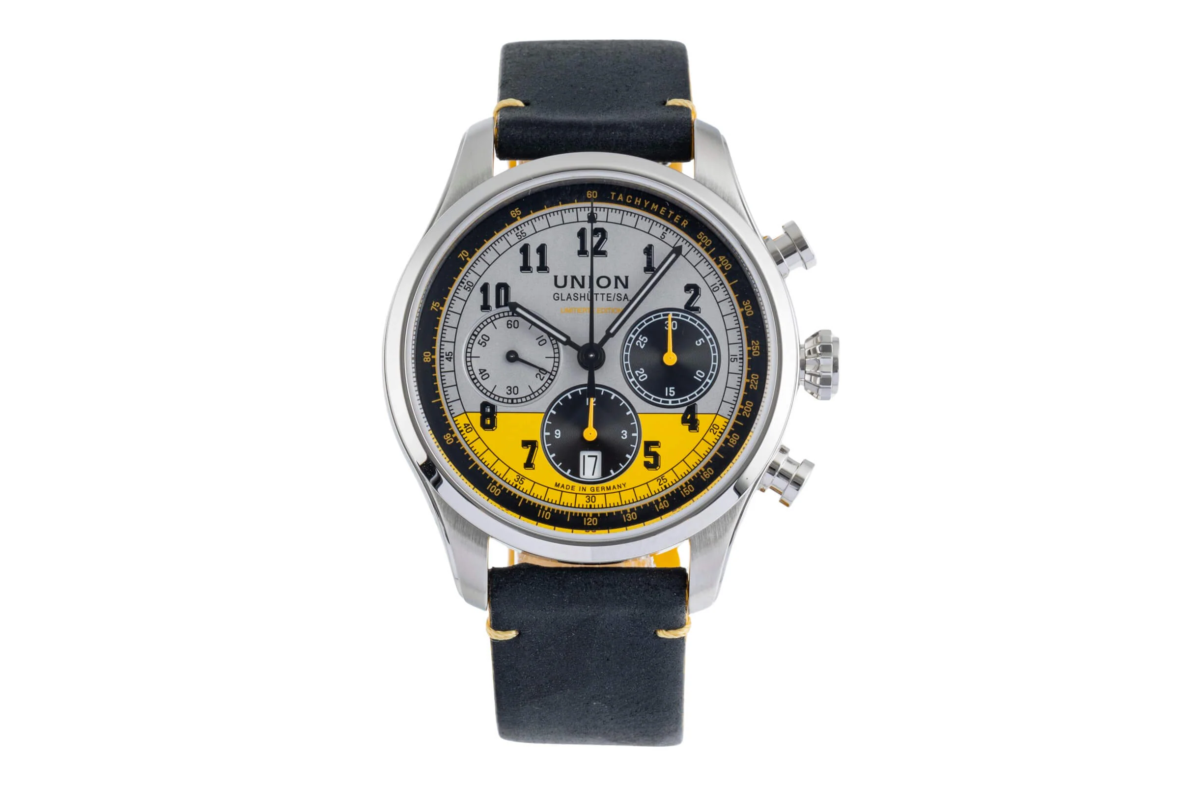 Union Glashütte Belisar chronograph steel automatic men's watch D009.427.16.032.09 LP: 3200EUR Limited  [2502138] - Image 5