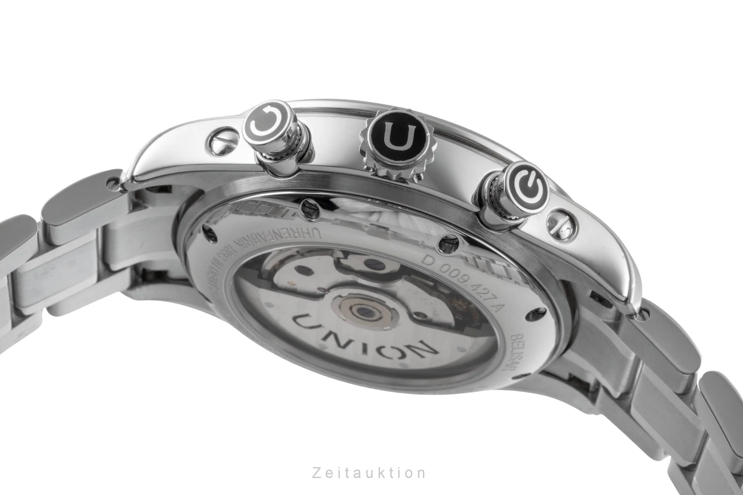 Union Glashütte Belisar chronograph steel automatic men's watch D009.427.16.052.00 LP: 3100EUR  [2600263] - Image 12