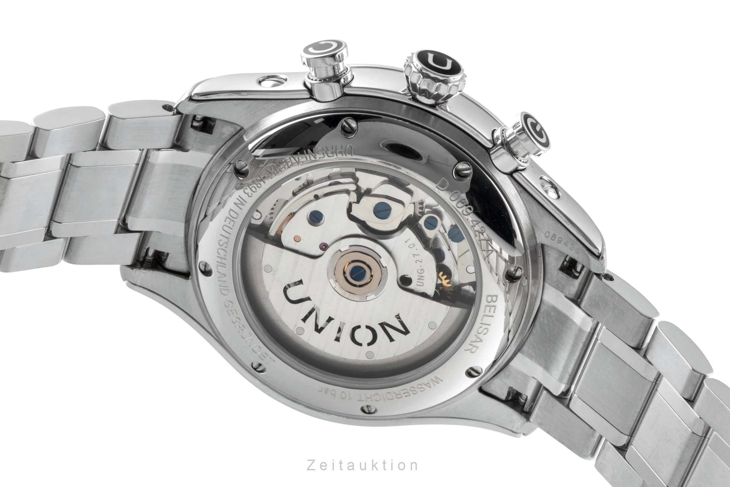 Union Glashütte Belisar chronograph steel automatic men's watch D009.427.16.052.00 LP: 3100EUR  [2600263] - Image 13