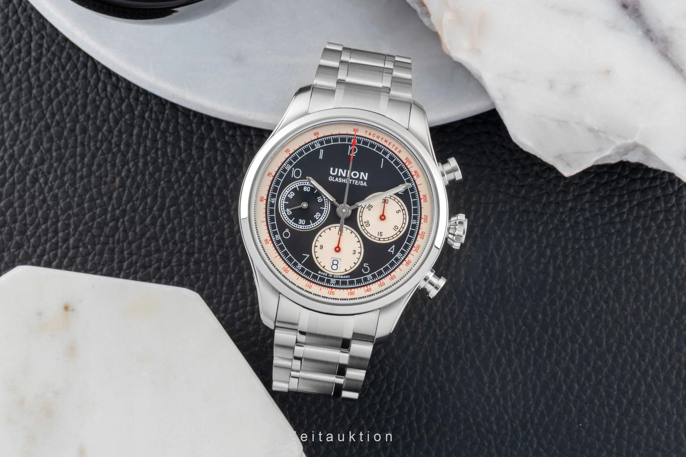 Union Glashütte Belisar chronograph steel automatic men's watch D009.427.16.052.00 LP: 3100EUR  [2600263] - Image 4