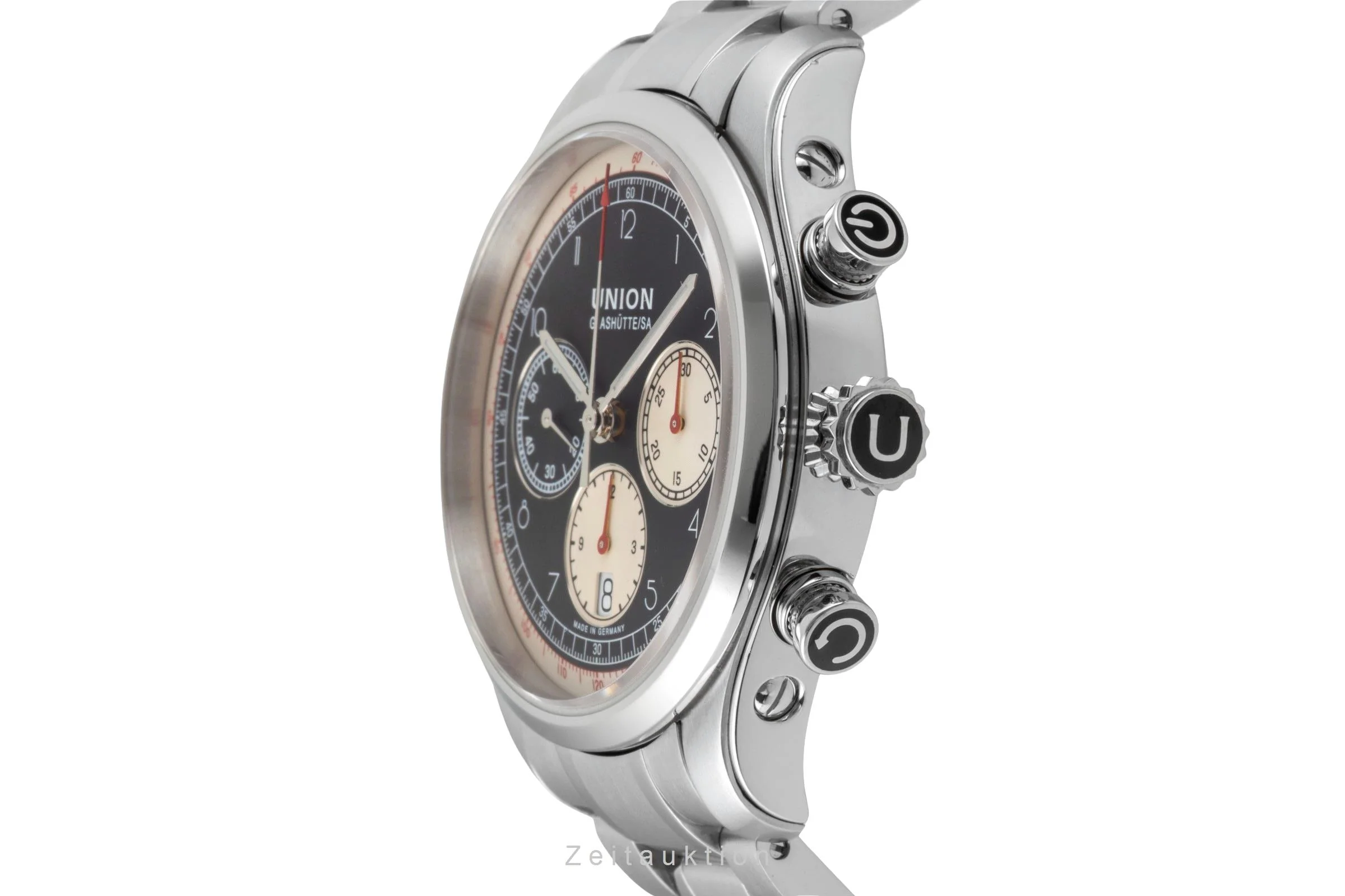 Union Glashütte Belisar chronograph steel automatic men's watch D009.427.16.052.00 LP: 3100EUR  [2600263] - Image 7