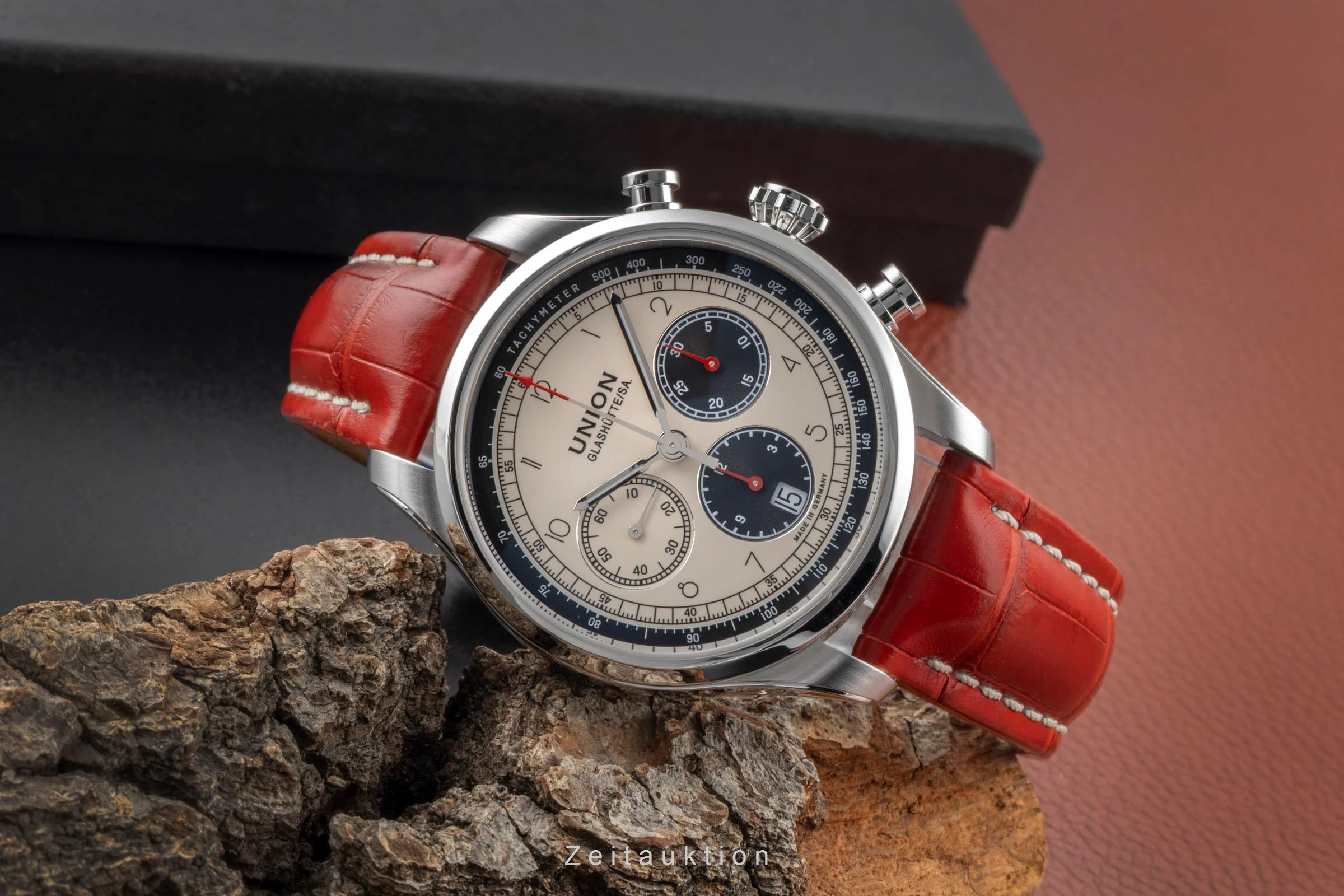 Union Glashütte Belisar chronograph steel automatic men's watch D009.427.16.262.00 LP: 2950EUR  [2506380] - Image 3