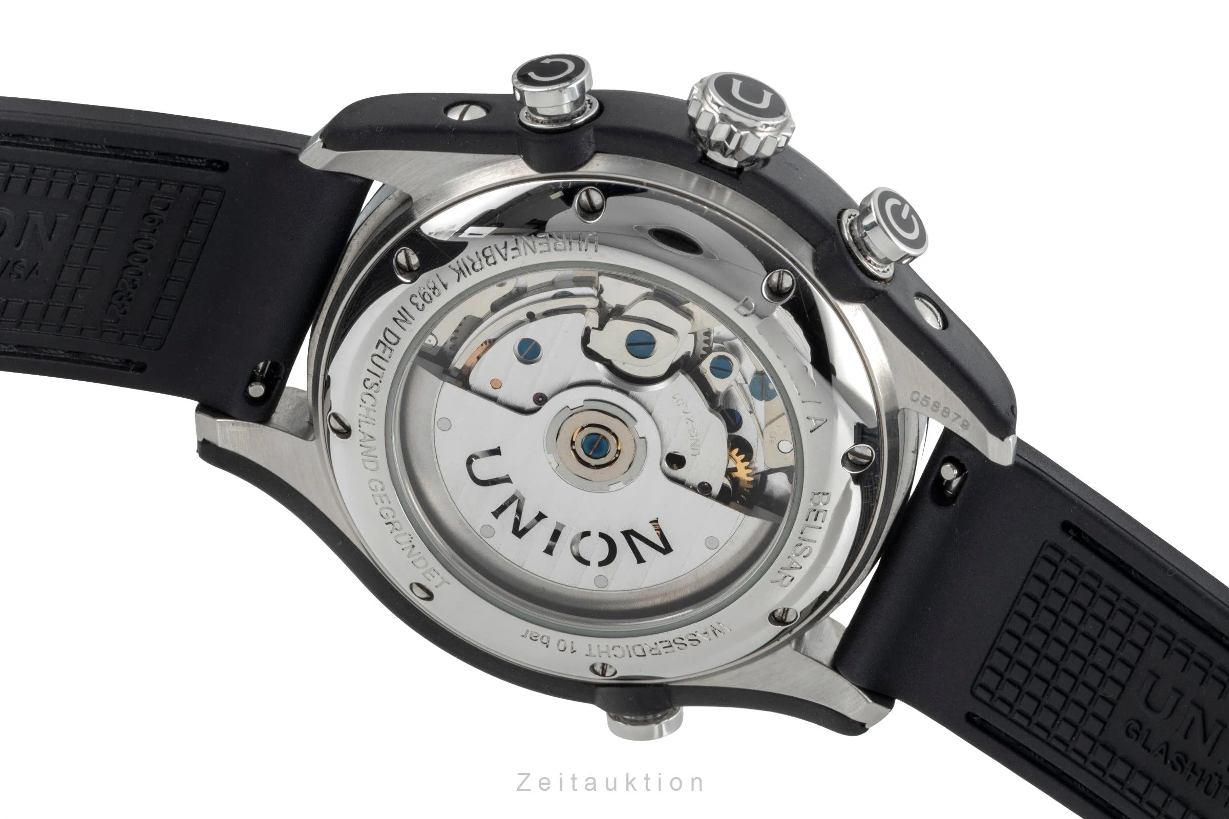 Union Glashütte Belisar chronograph steel automatic men's watch D009.927.26.207.00 LP: 3900EUR  [2506530] - Image 12