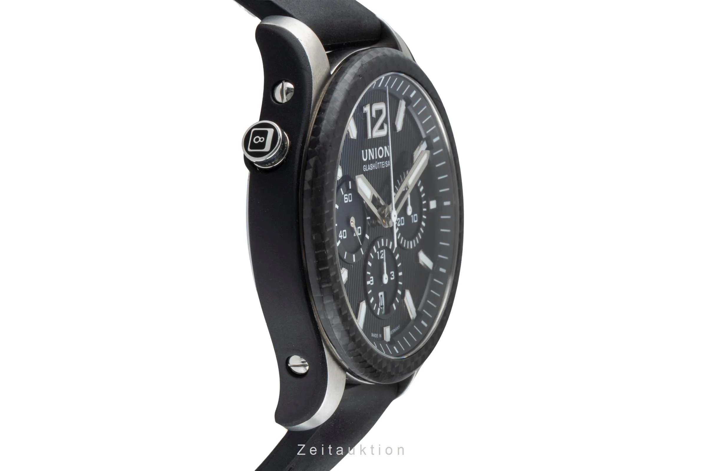Union Glashütte Belisar chronograph steel automatic men's watch D009.927.26.207.00 LP: 3900EUR  [2506530] - Image 8