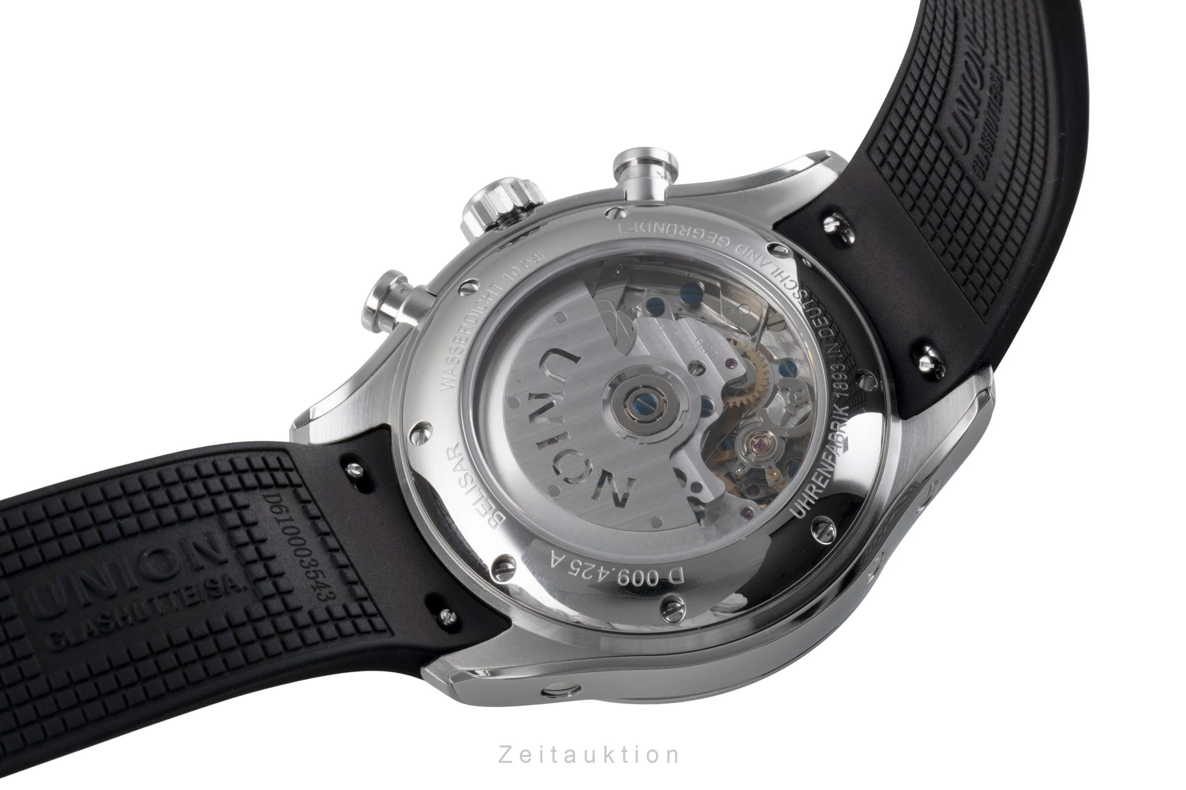 Union Glashütte Belisar chronograph steel automatic men's watch D0094251705701   [2506331] - Image 12